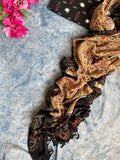 Handwoven Handcrafted Double Ikat Kalamkari Kurta Dupatta Set