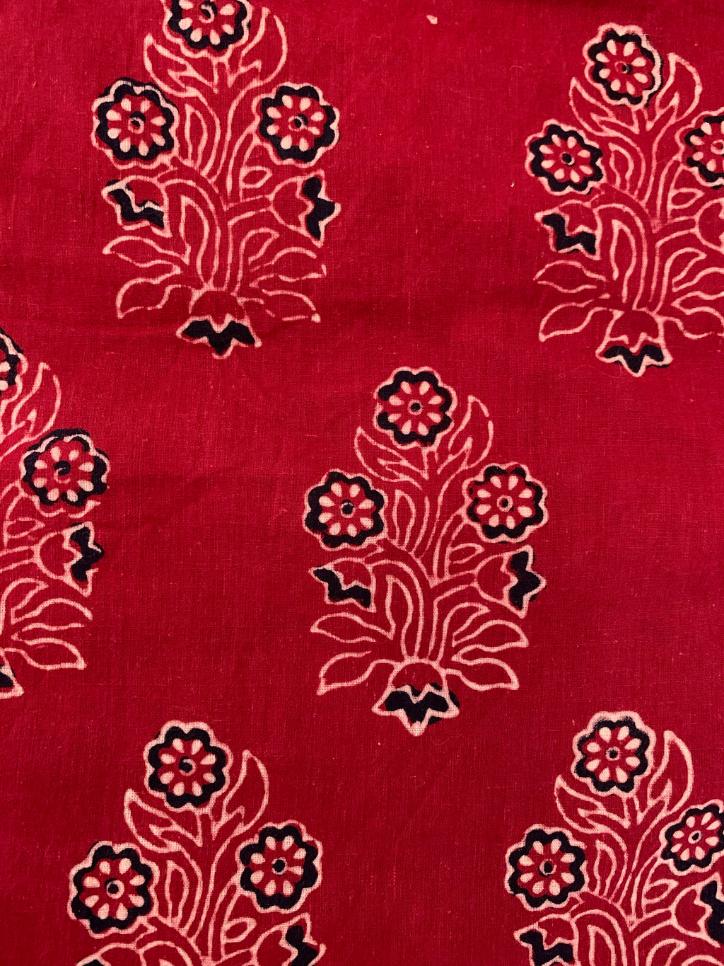 Hand Block Printed Cotton Kurta Bottom Set
