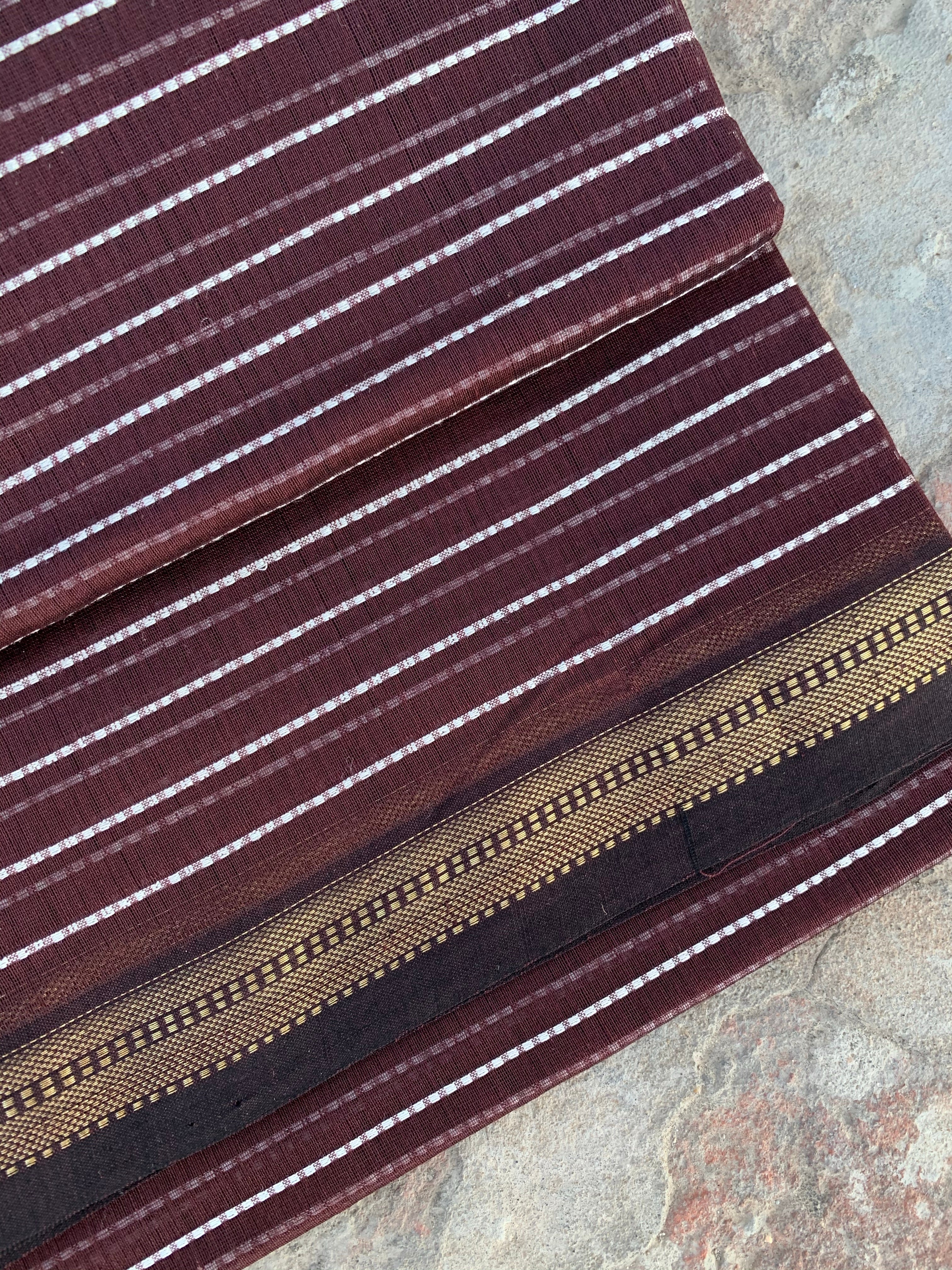 Handwoven Maheshwari Kurta dupatta set