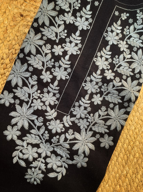 Hand Machine Embroidered Kurta