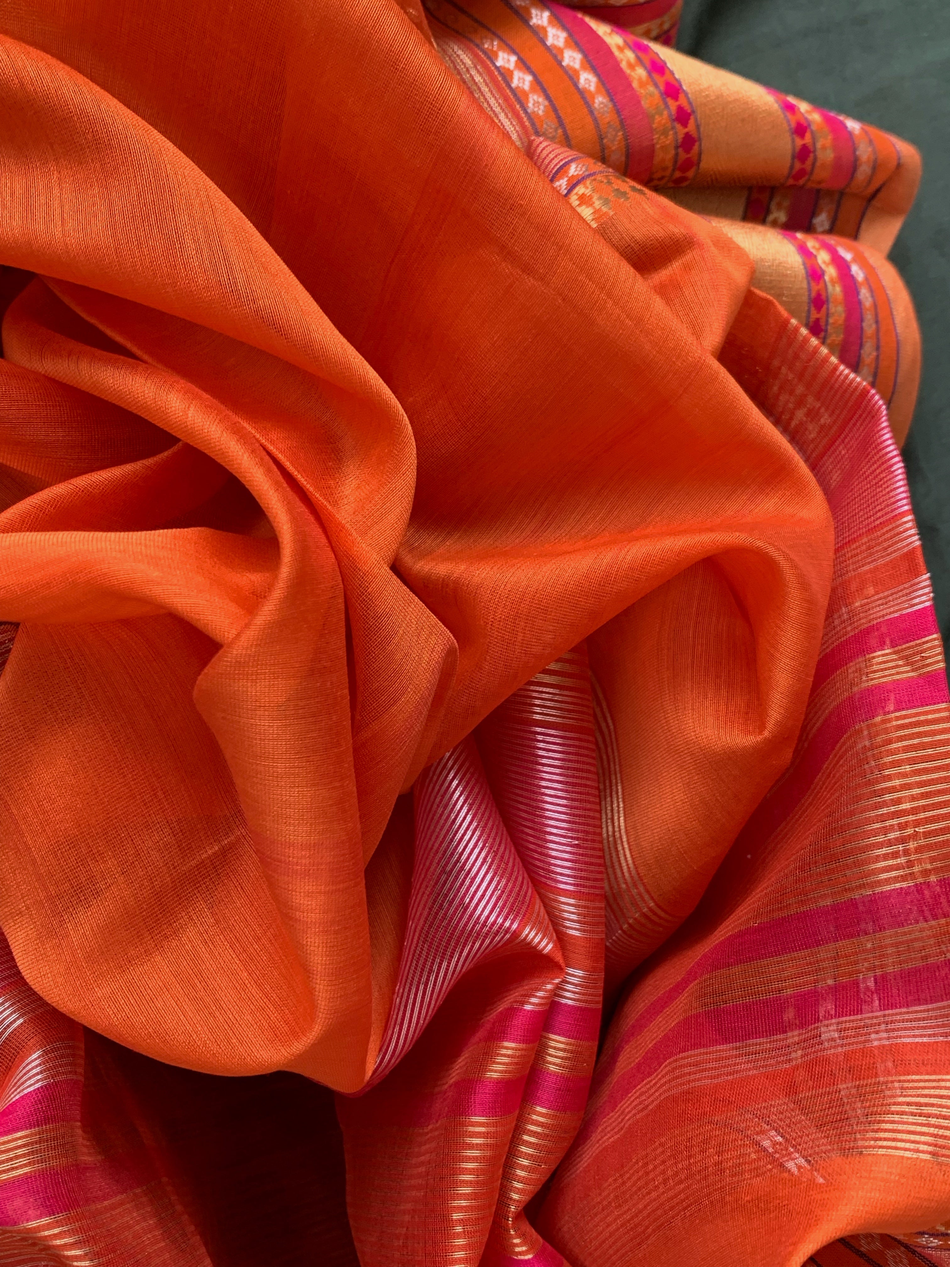 Handwoven Maheshwari Kurta dupatta set