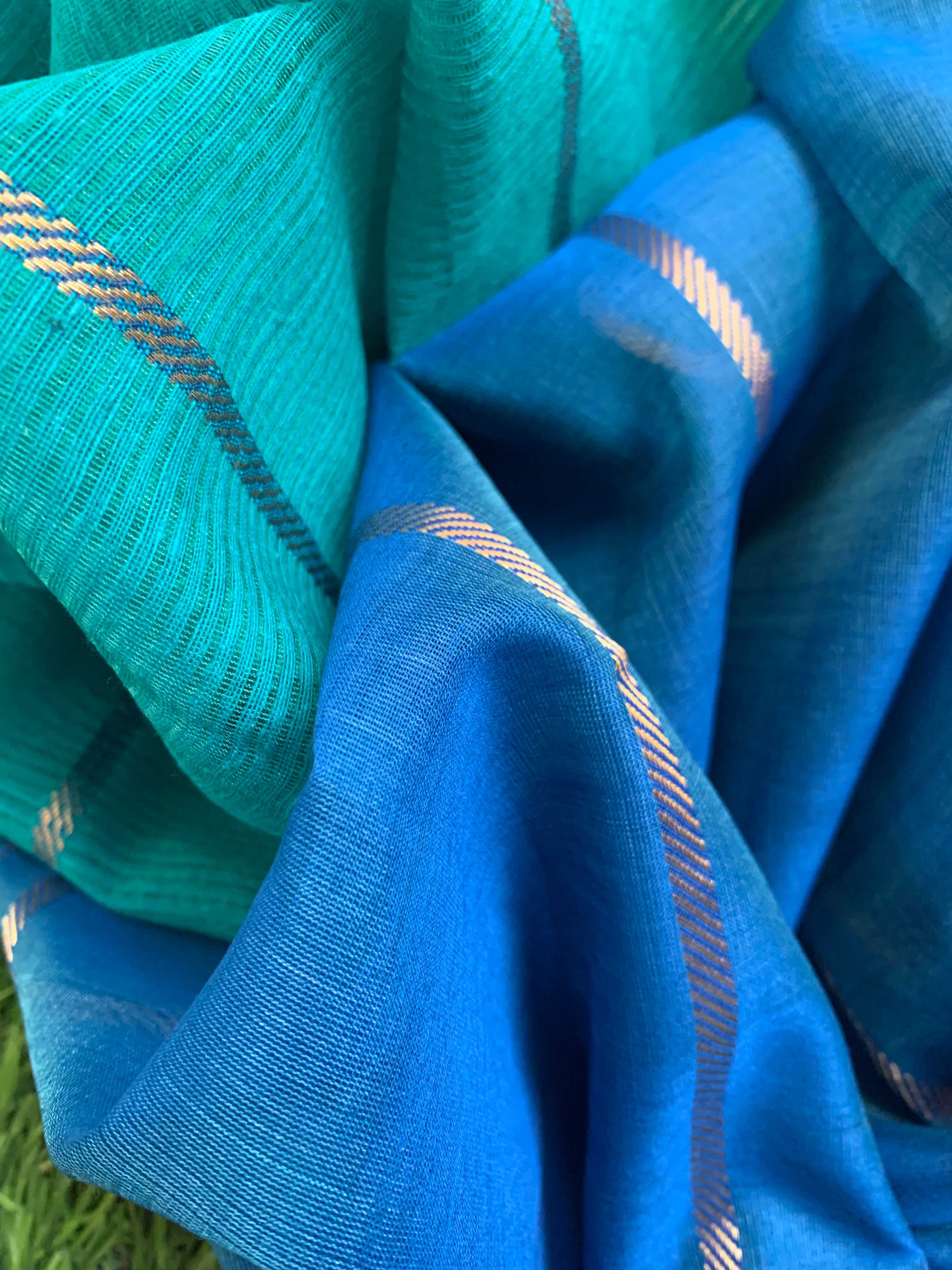 Handwoven Maheshwari Kurta dupatta set