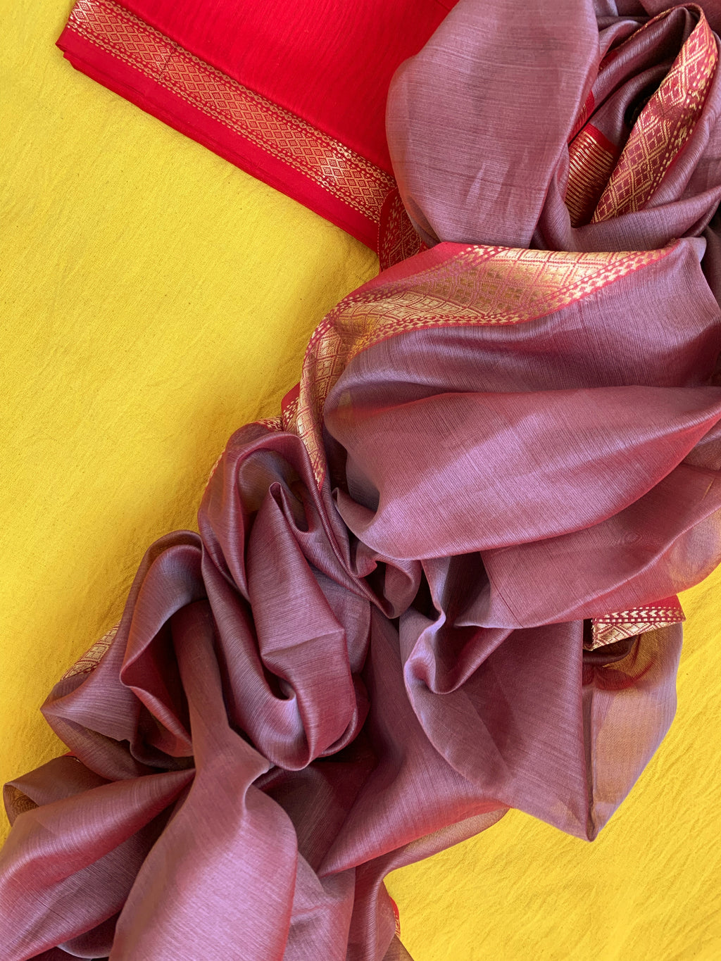 Handwoven Maheshwari Kurta dupatta set