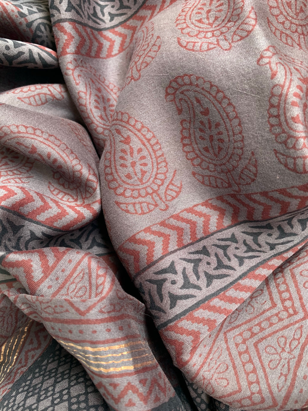 Handblock Chanderi Bagh Suit