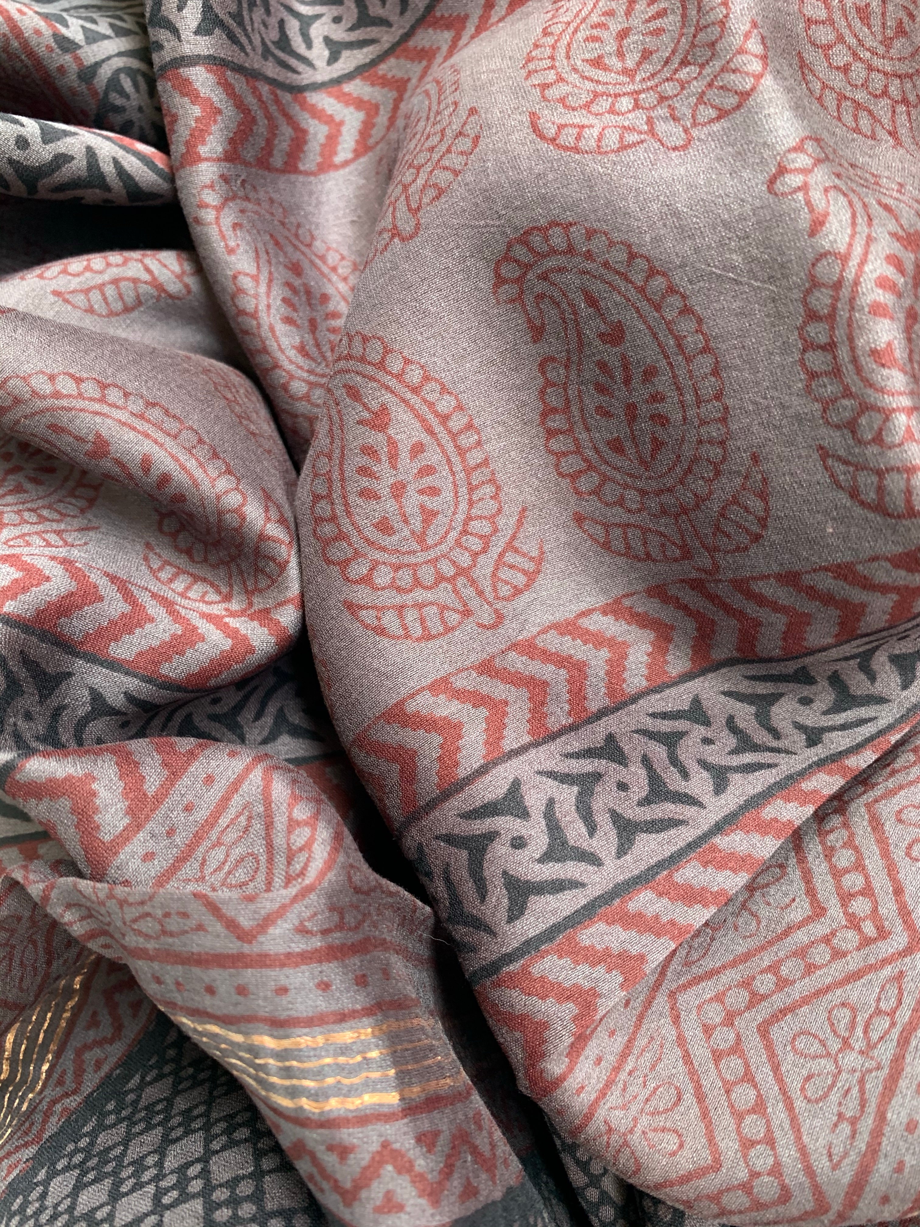 Handblock Chanderi Bagh Suit