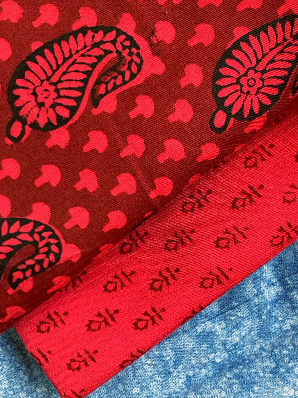 Handblock Maheshwari Bagh Suit
