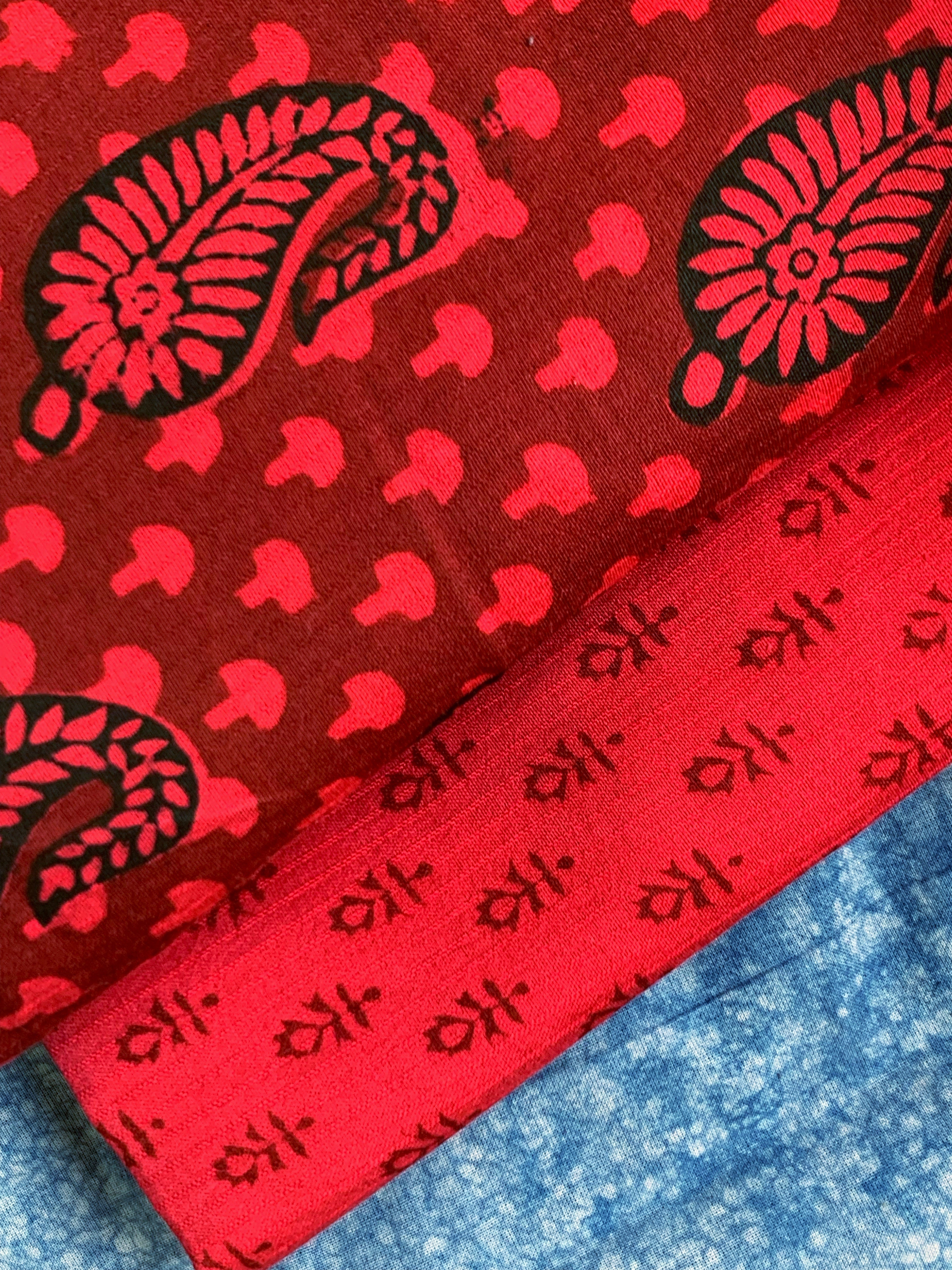 Handblock Maheshwari Bagh Suit
