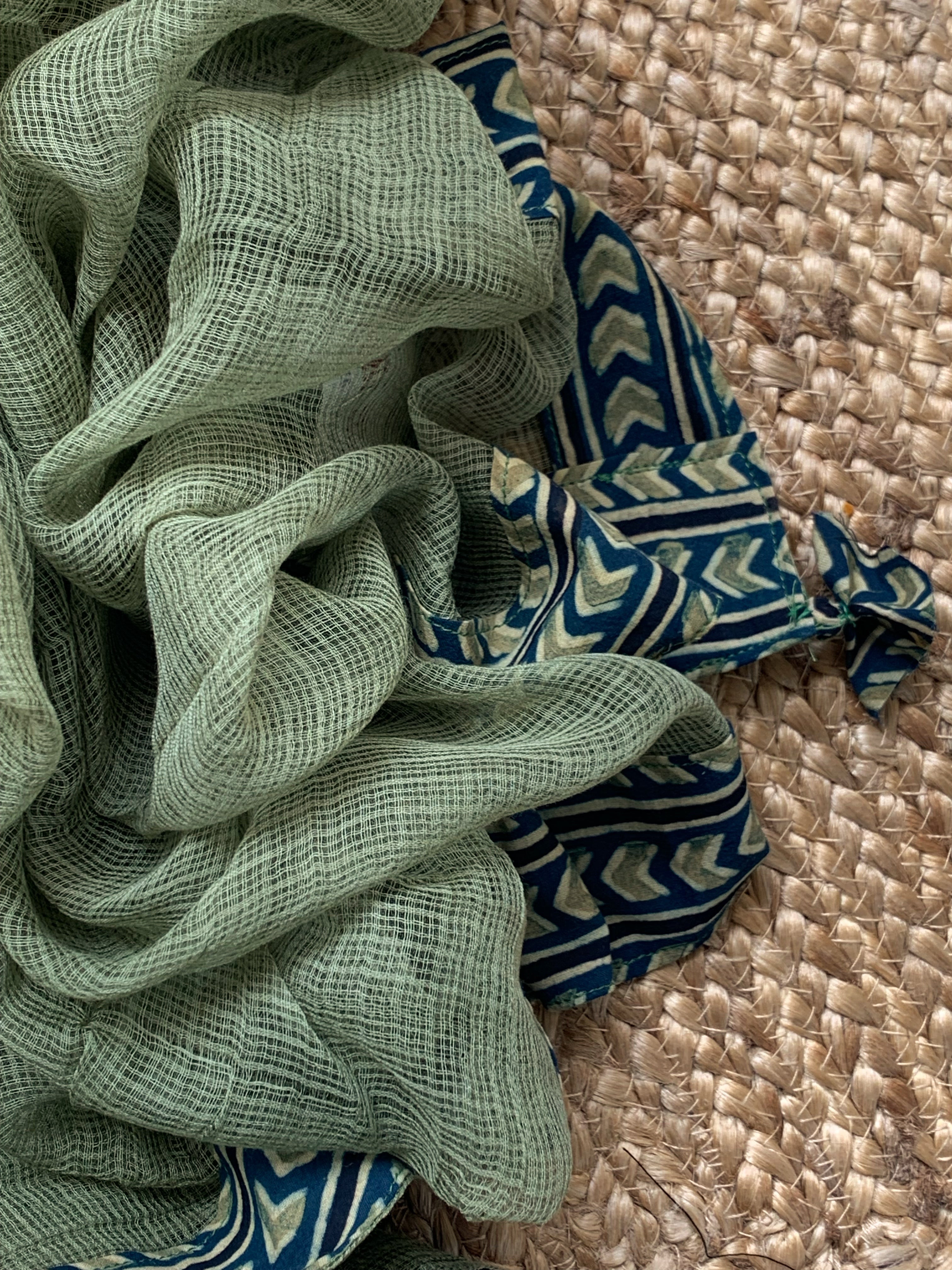 Handblock Ajrakh Kota Suit