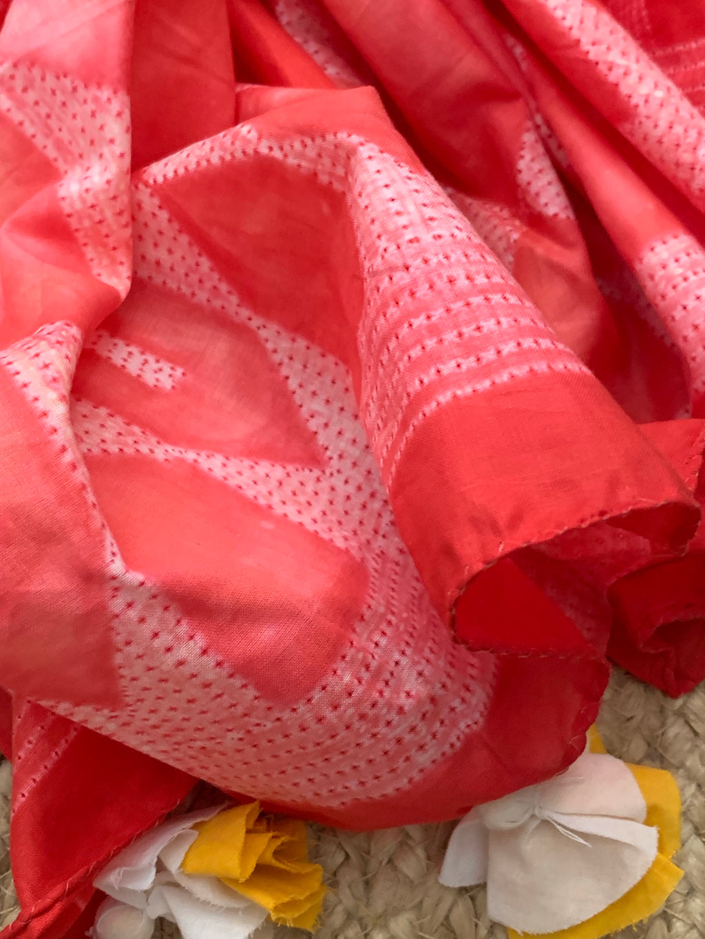 Handcrafted Shibori Kurta Dupatta Set