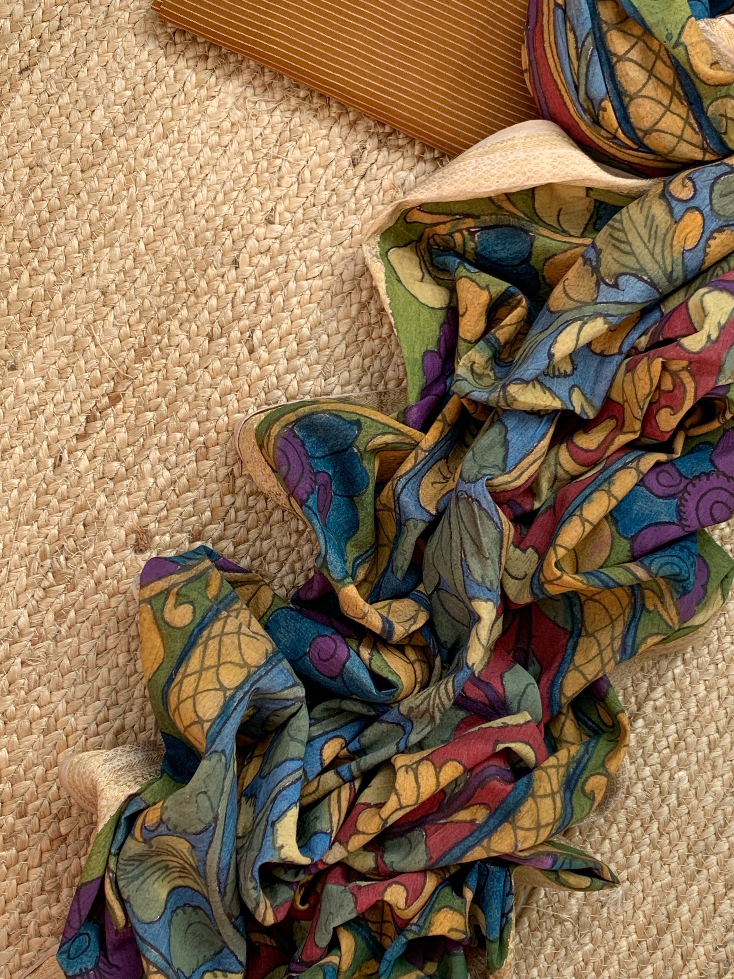 Handcrafted Kalamkari Kurta Dupatta Set