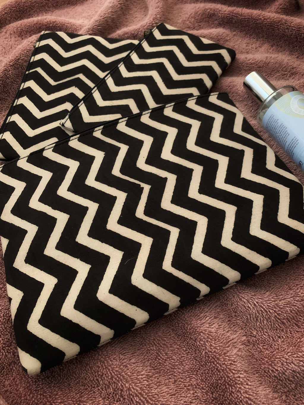 Handcrafted Cotton Pouch - Set of 3
