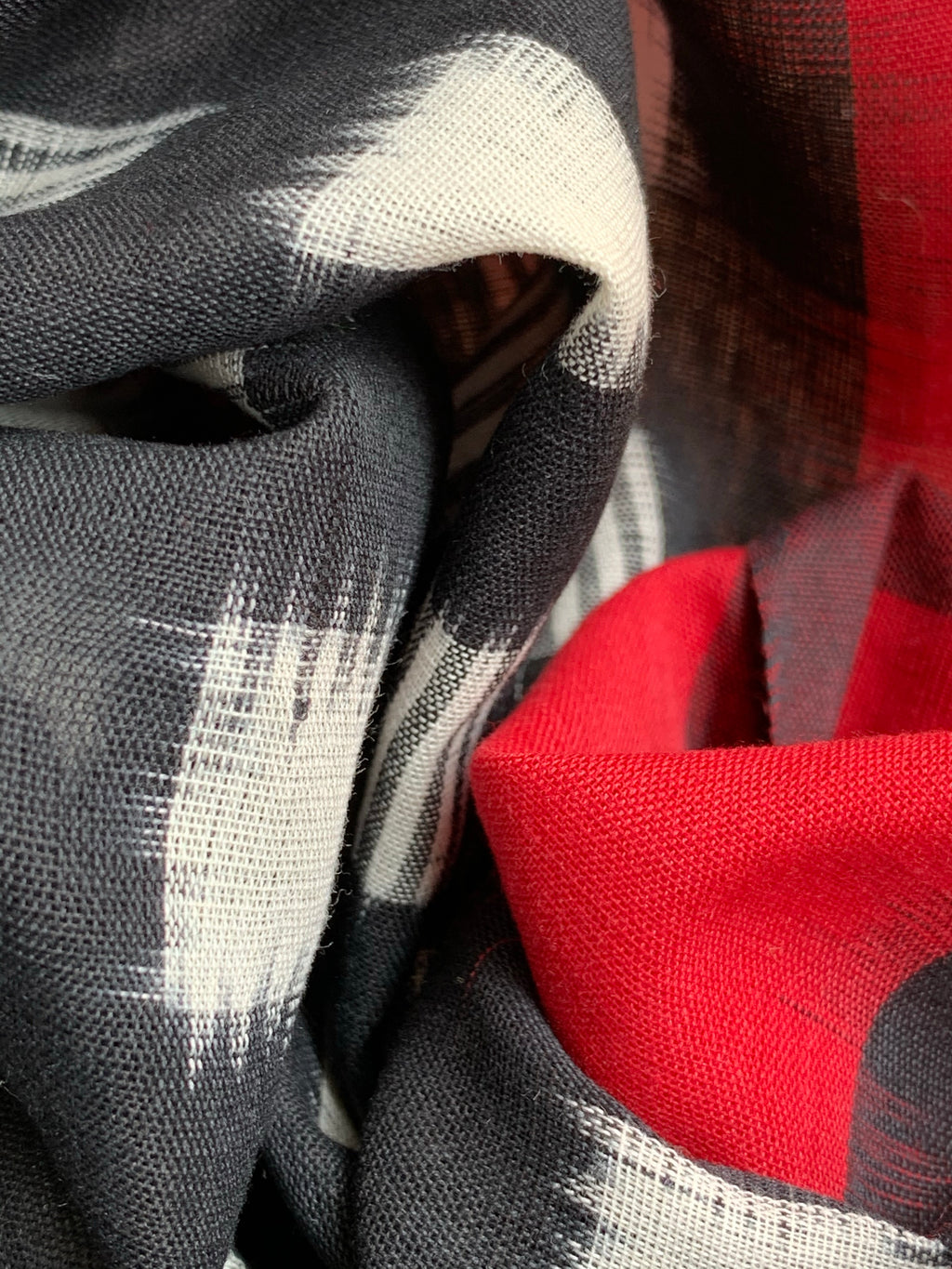 Handwoven Double Ikat Kurta  Dupatta set