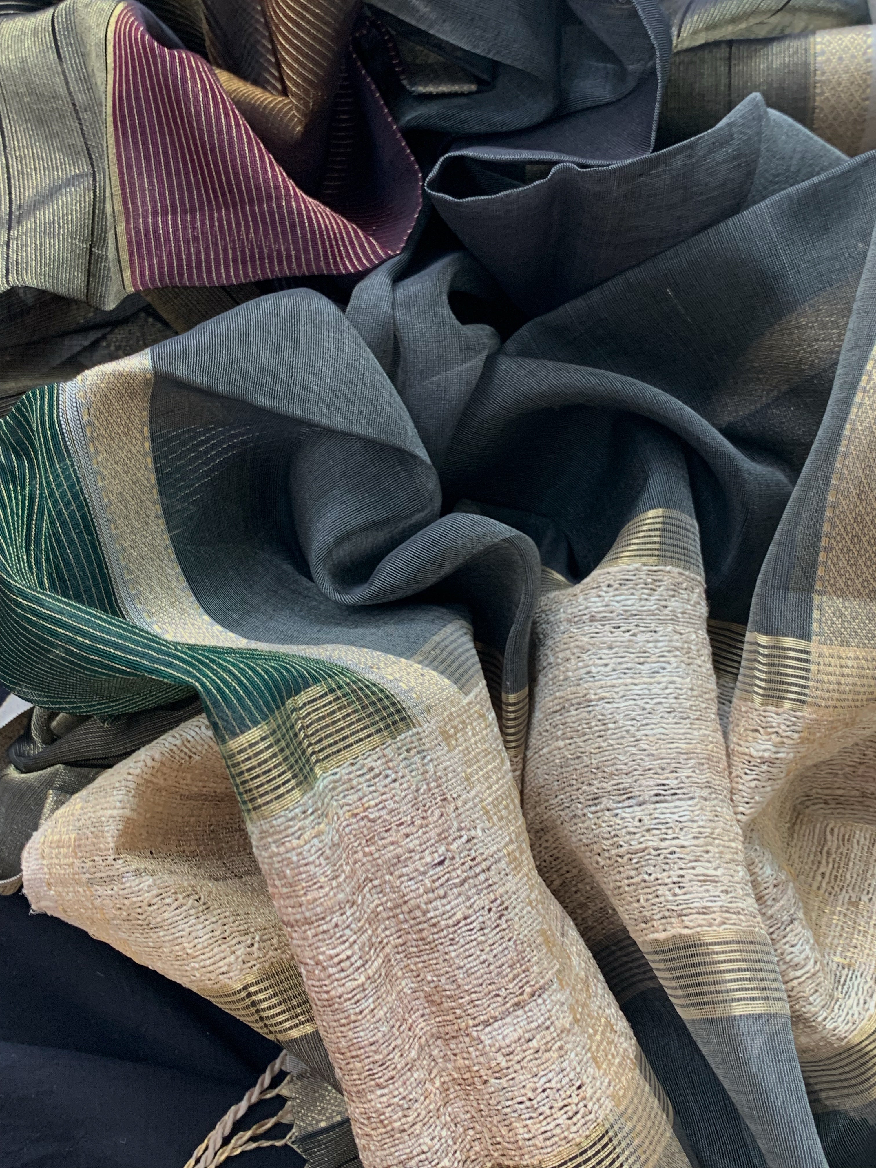 Handwoven Maheshwari Kurta dupatta set
