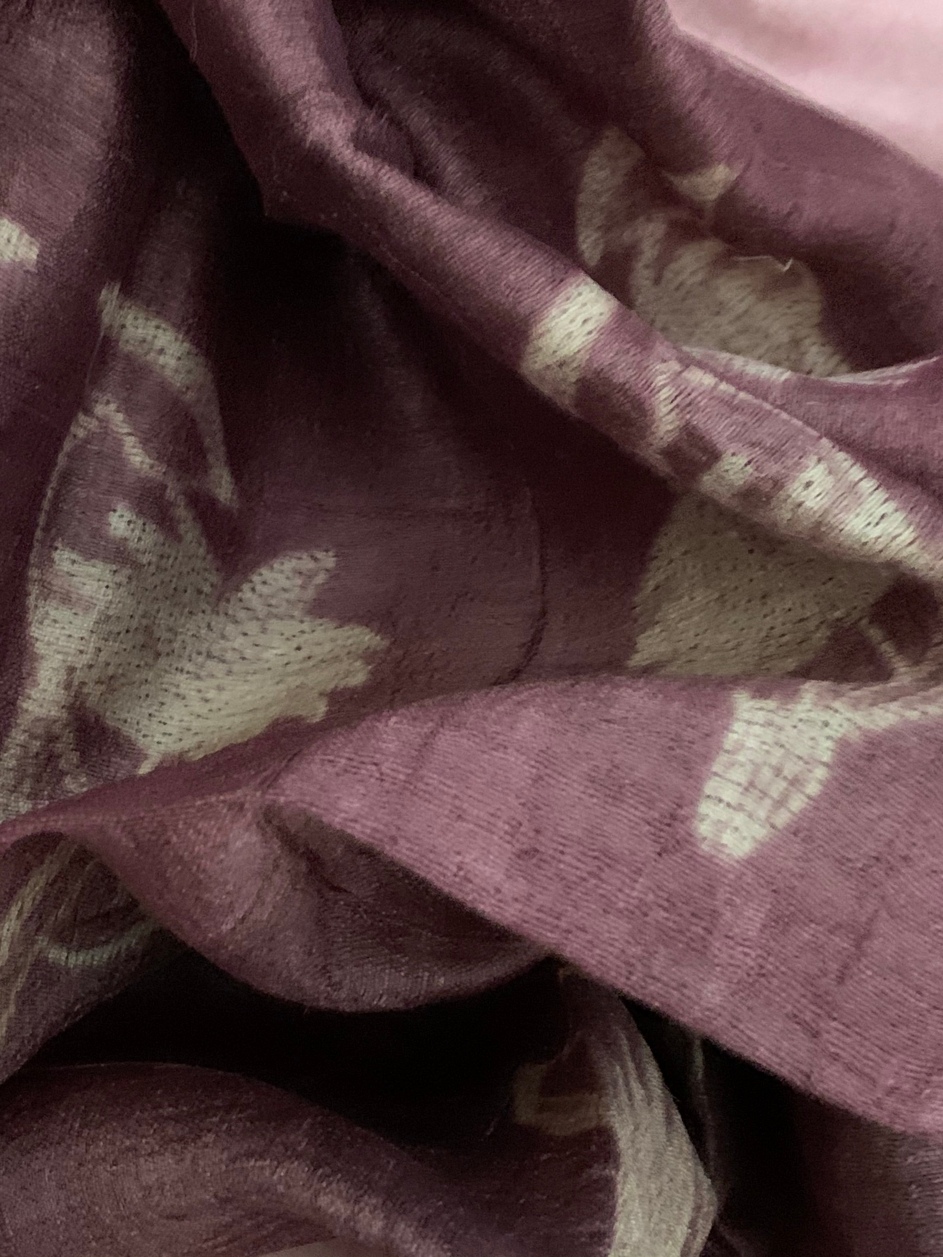 Handwoven & Handmade Tussar Shibori Kurta Dupatta Set