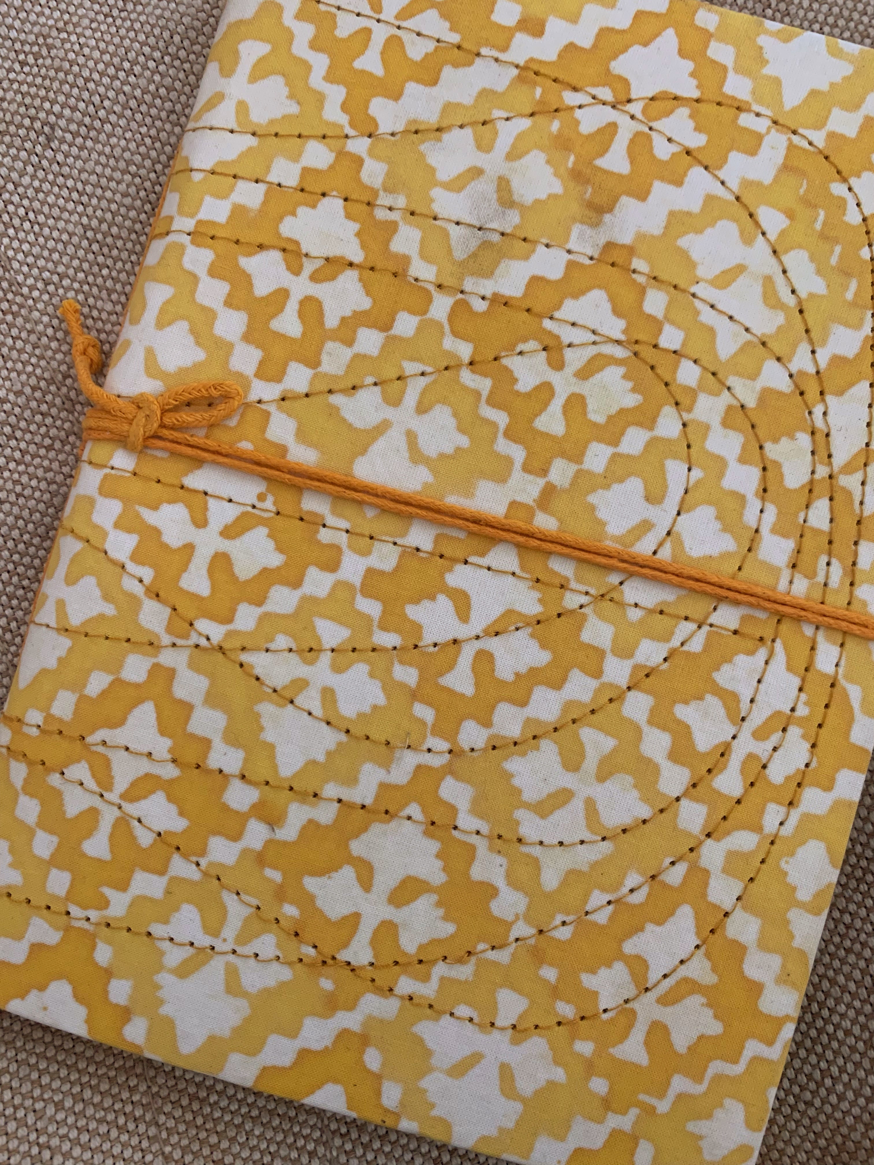 Hand Block Print Fabric Traditional Bahi - A5