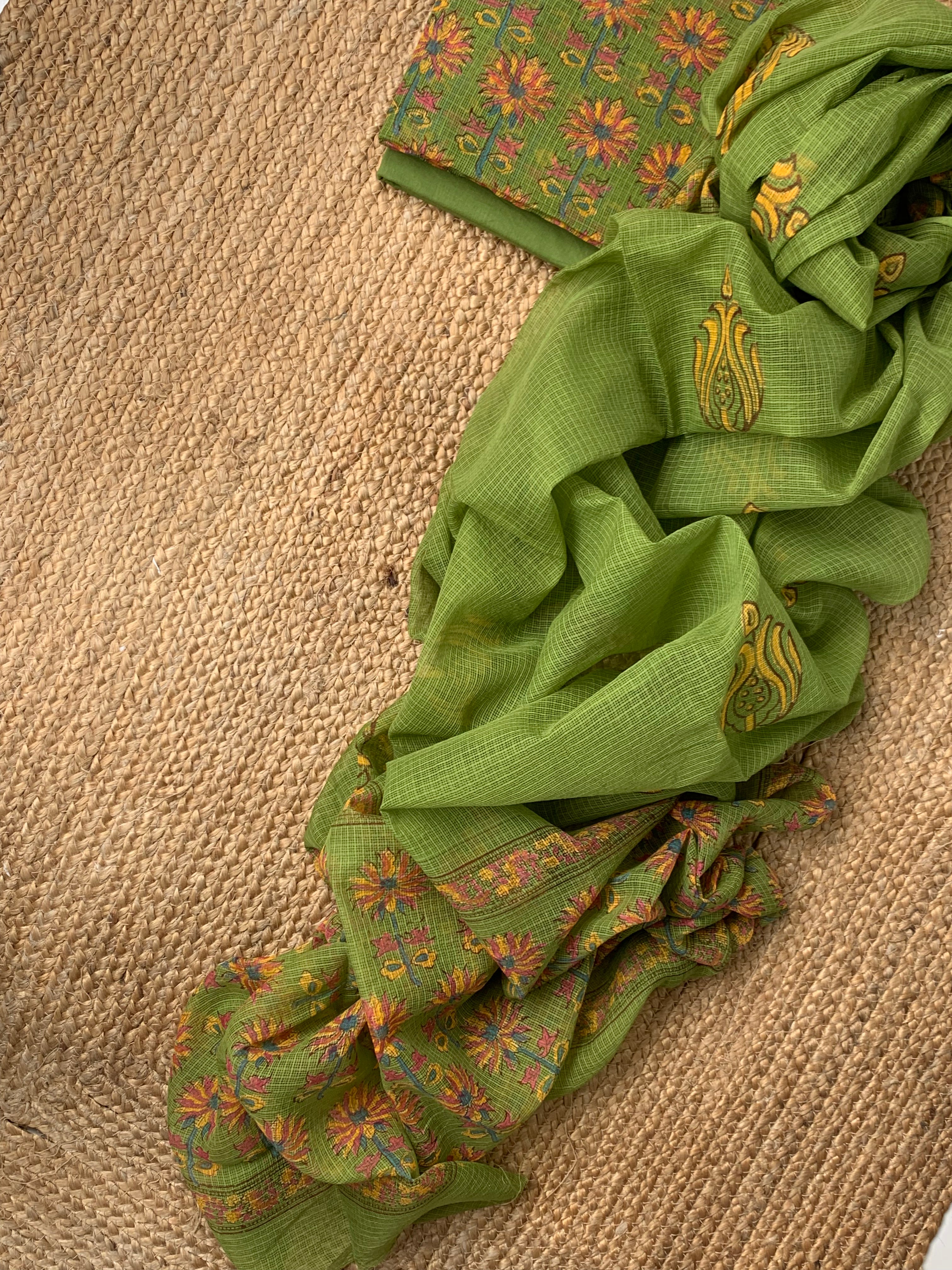 Handblock Kota Cotton Suit