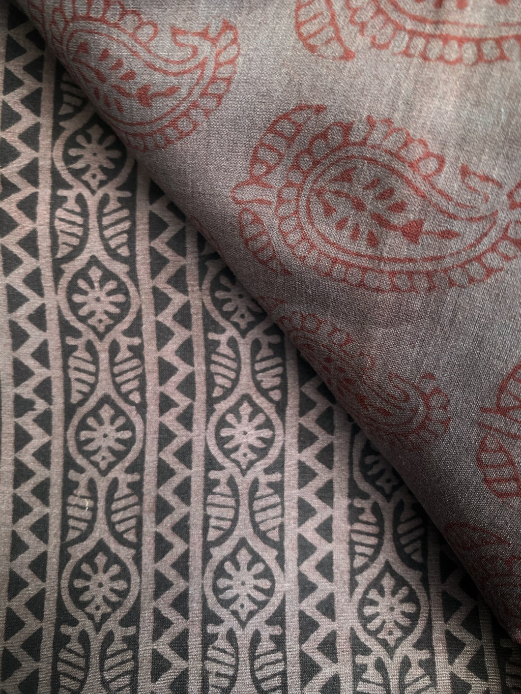 Handblock Chanderi Bagh Suit