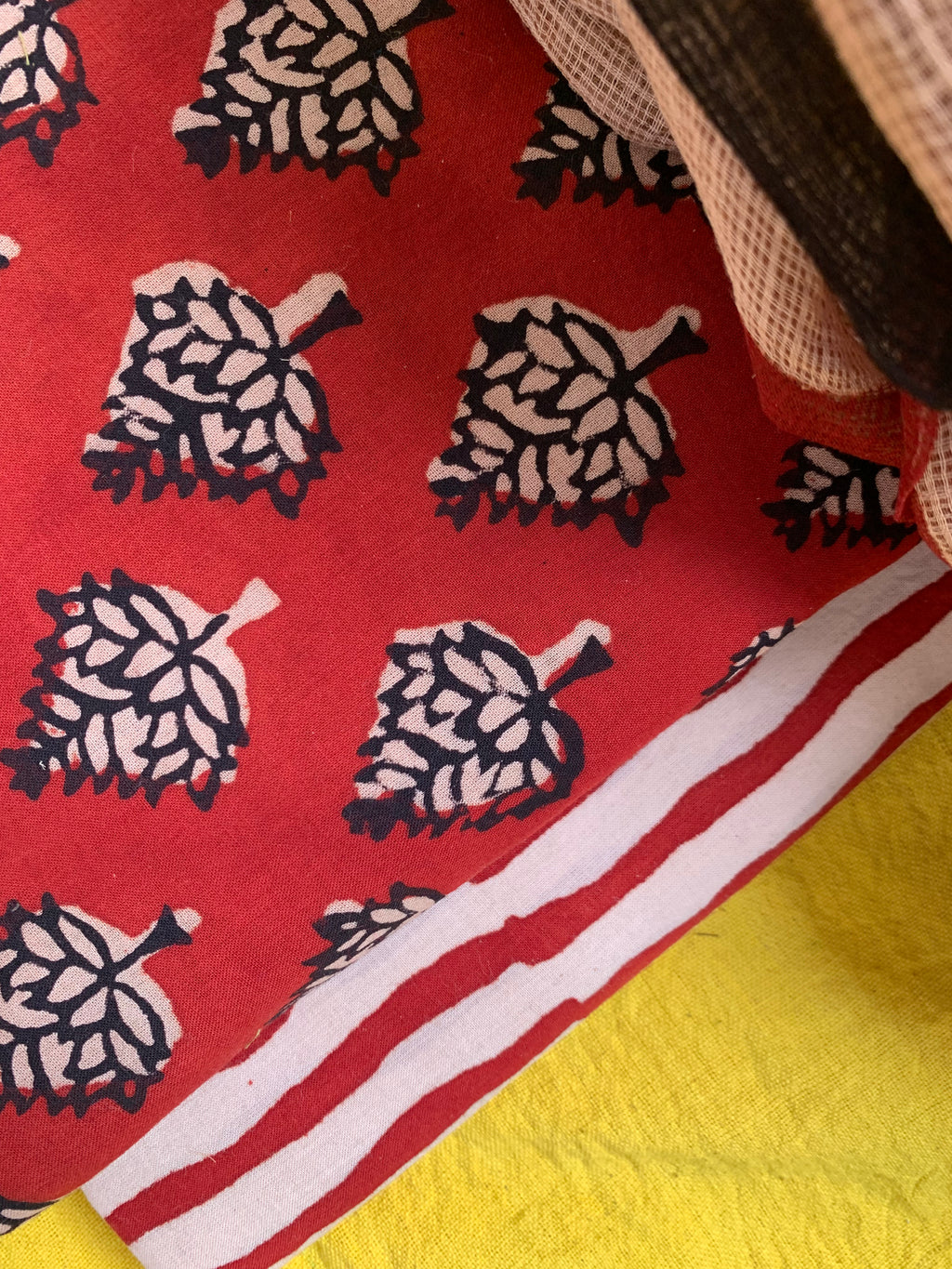 Handcrafted Cotton Kota Dupatta Suit