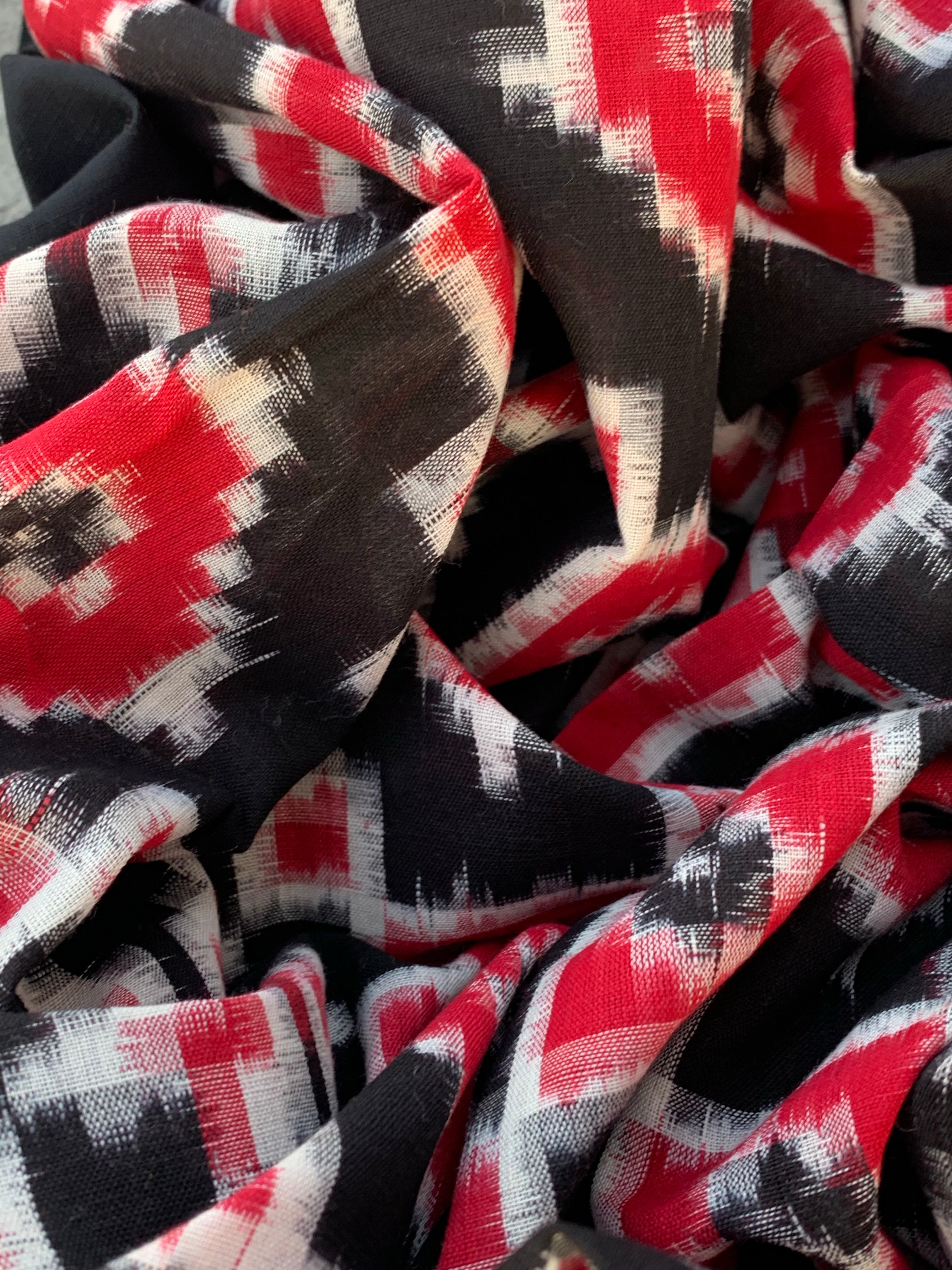 Handwoven Ikat Kurta  Dupatta set