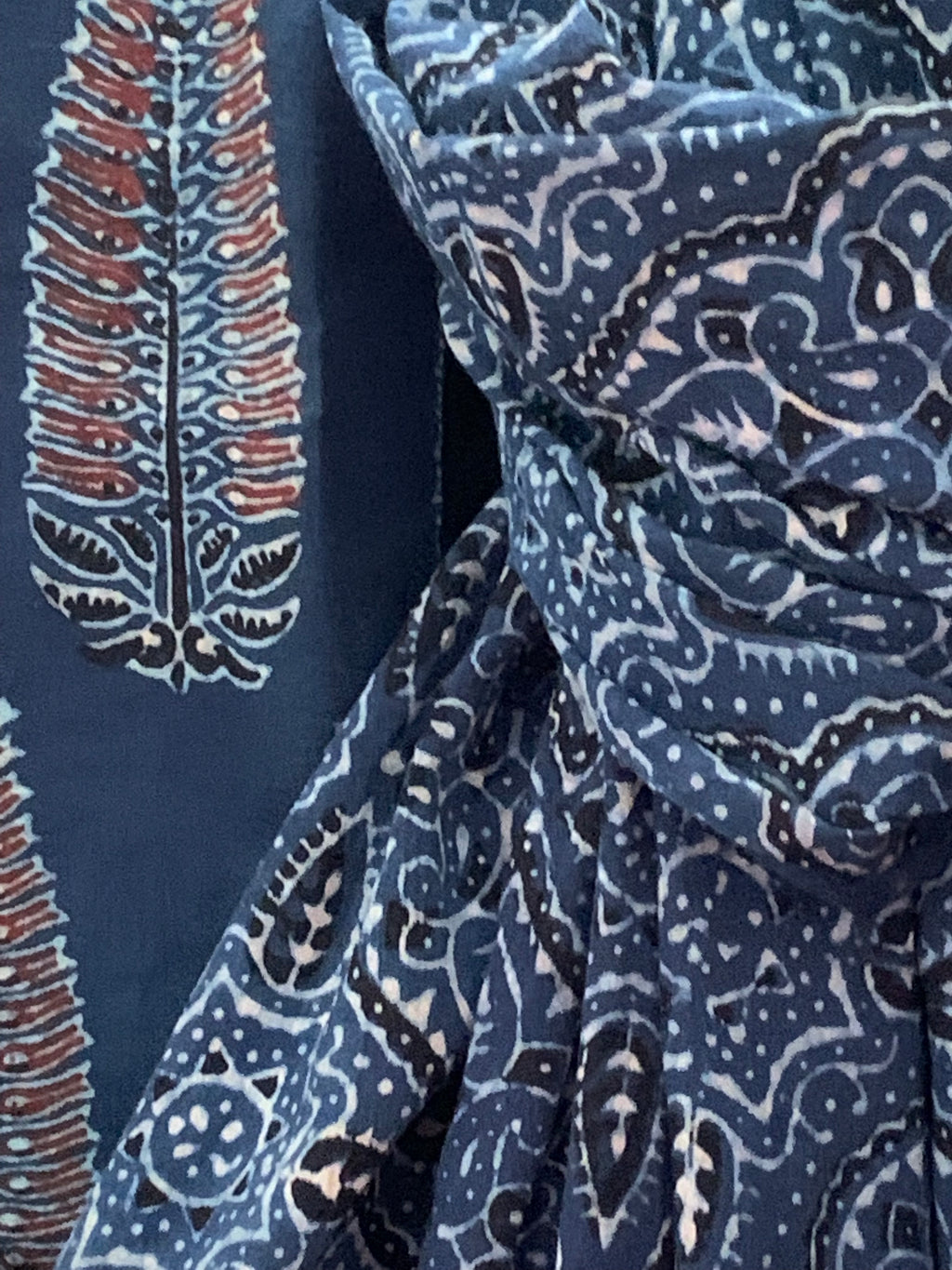 Handcrafted Ajrakh Kurta Dupatta set