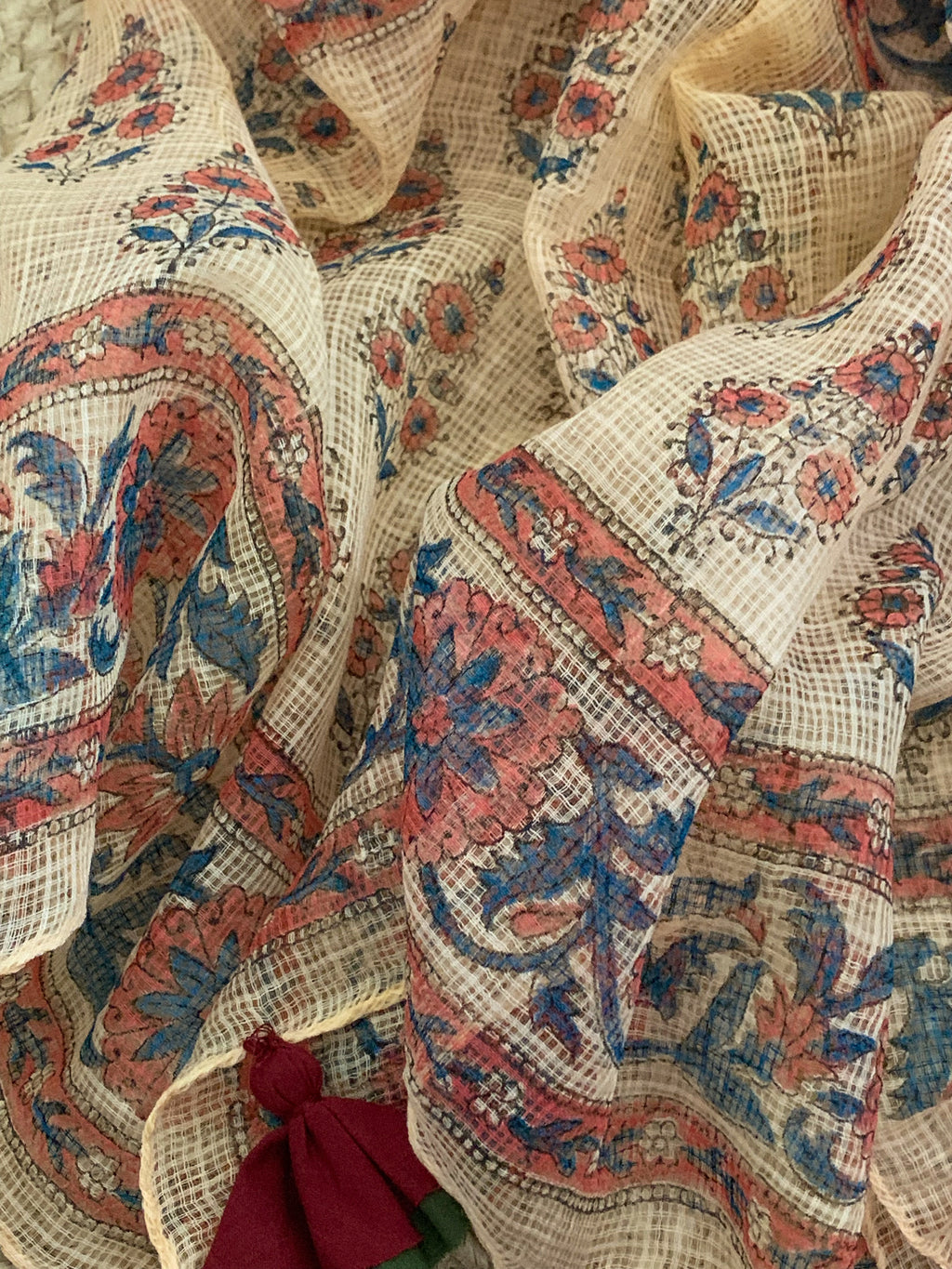 Blush Coral Handcrafted Kota Suit