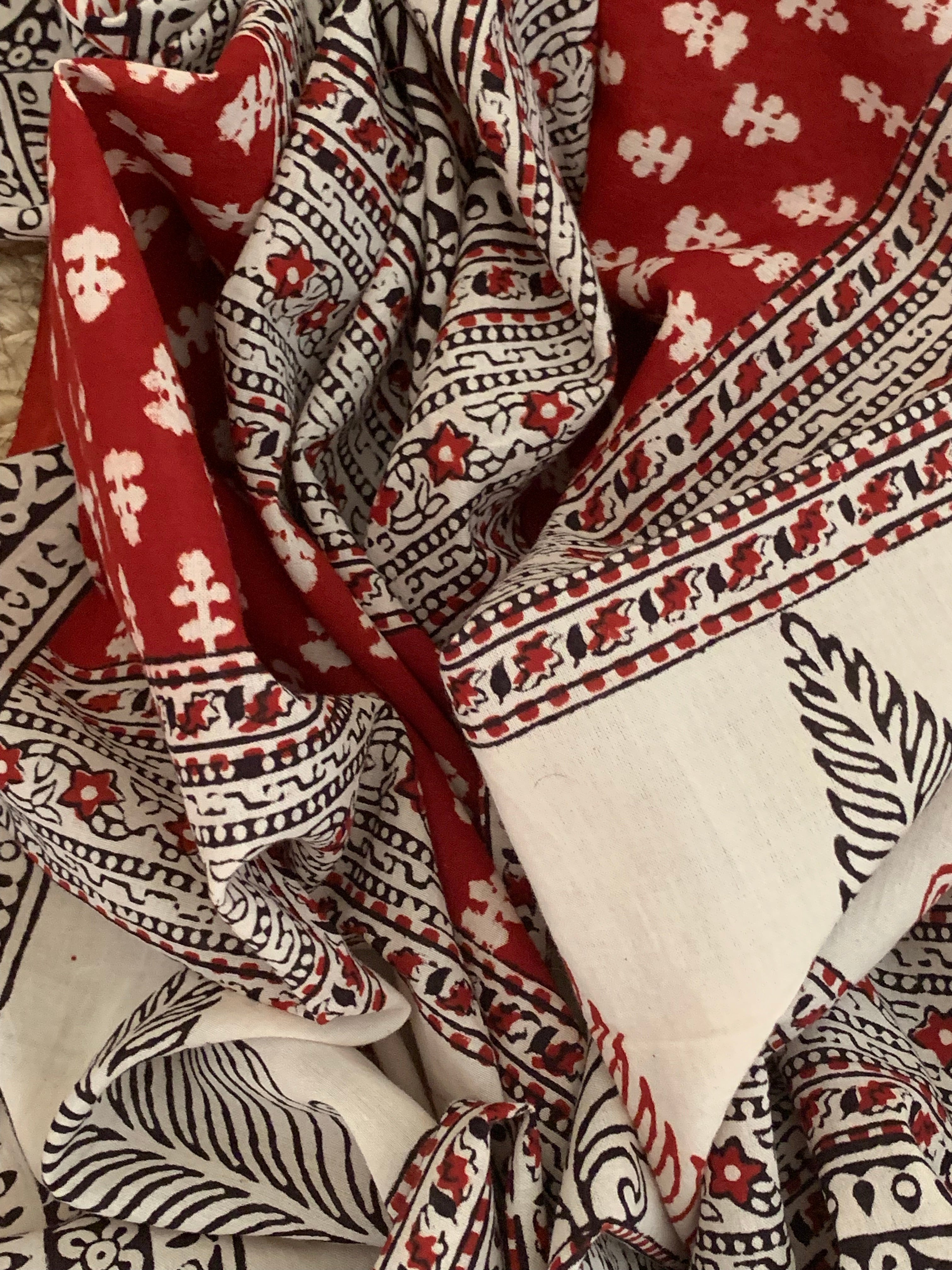 Natural Dyed Bagh Handblock Cotton Suit