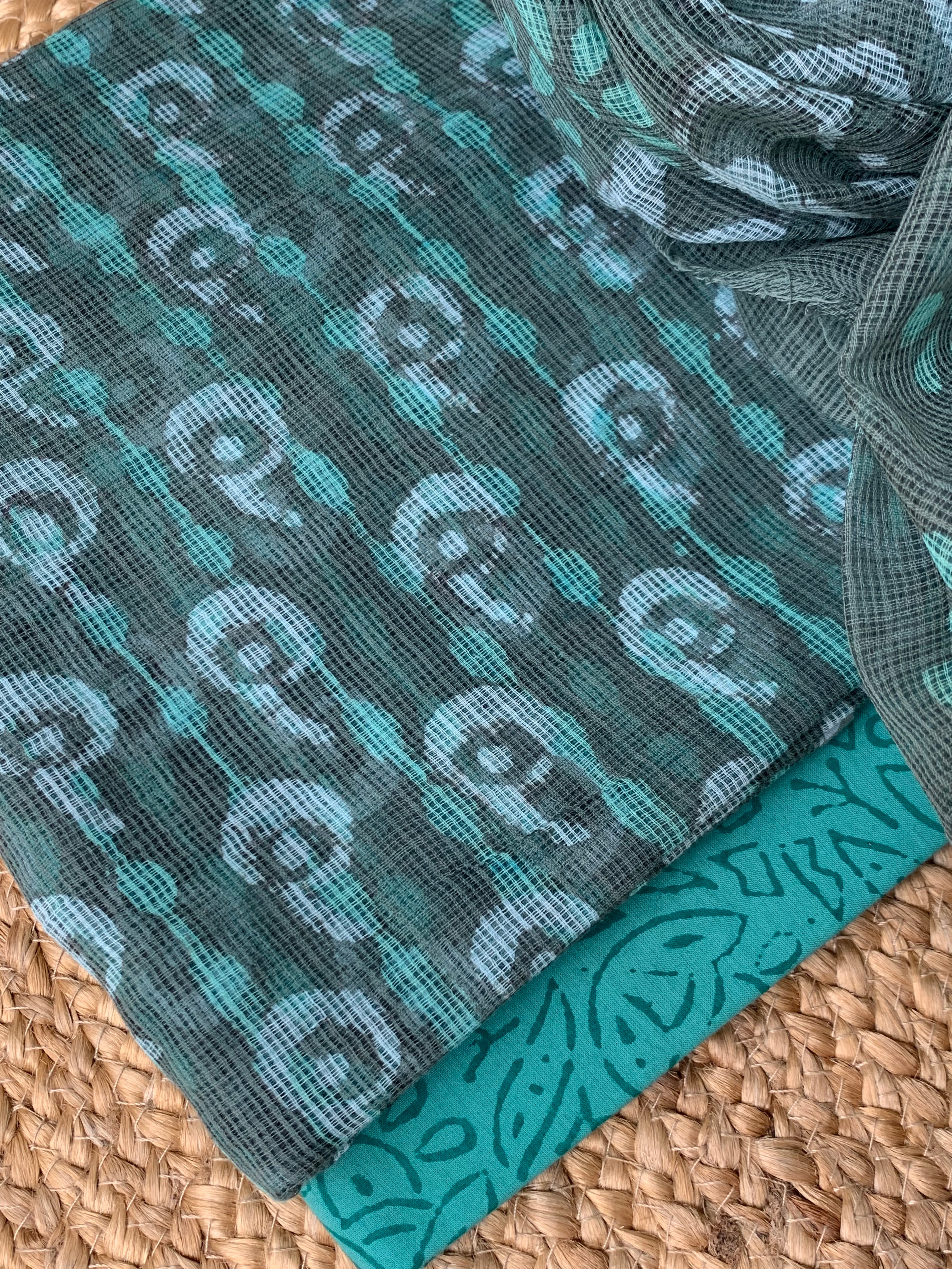 Handblock Kota Cotton Suit