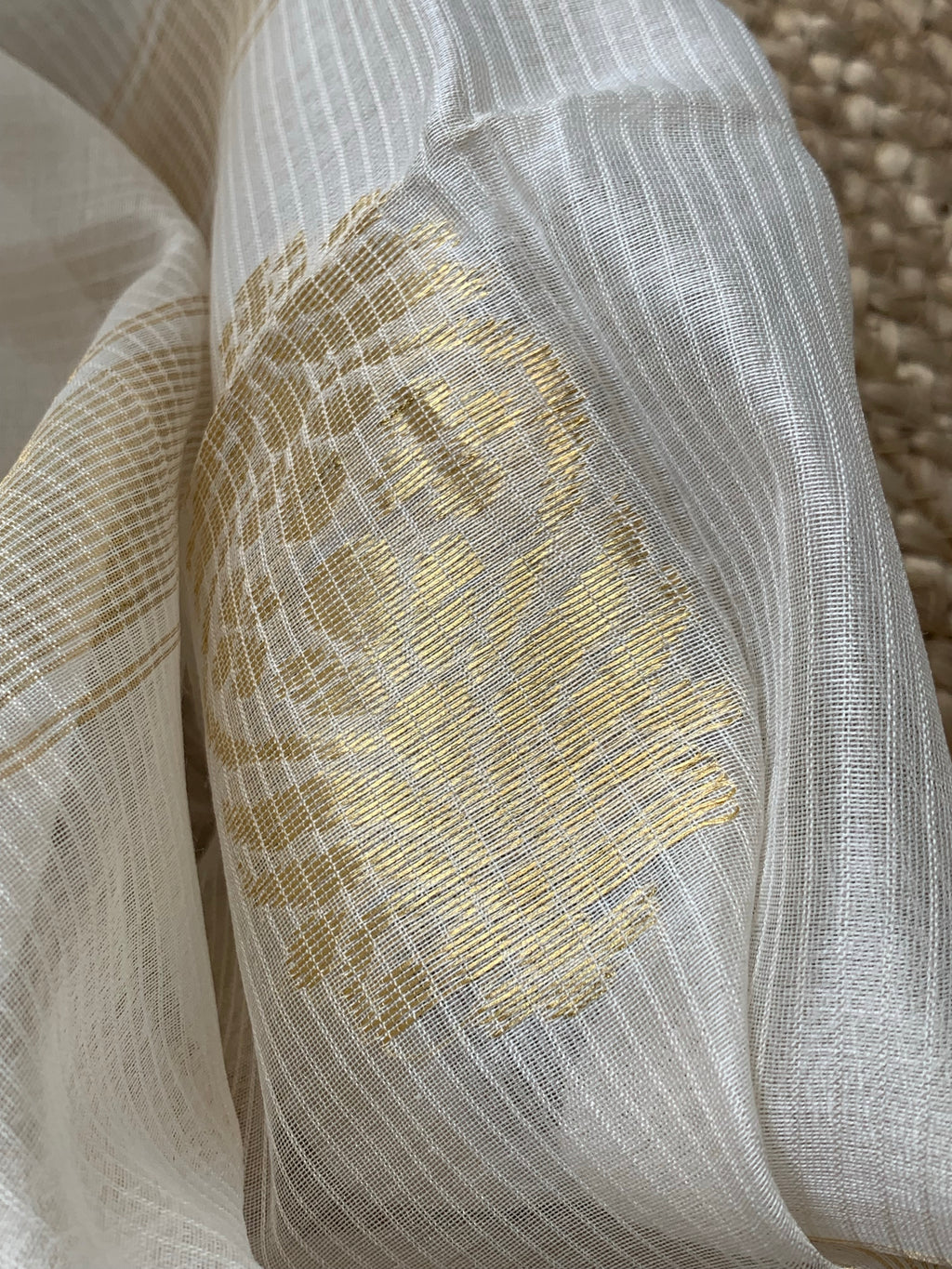 Handwoven Maheshwari Kurta dupatta set