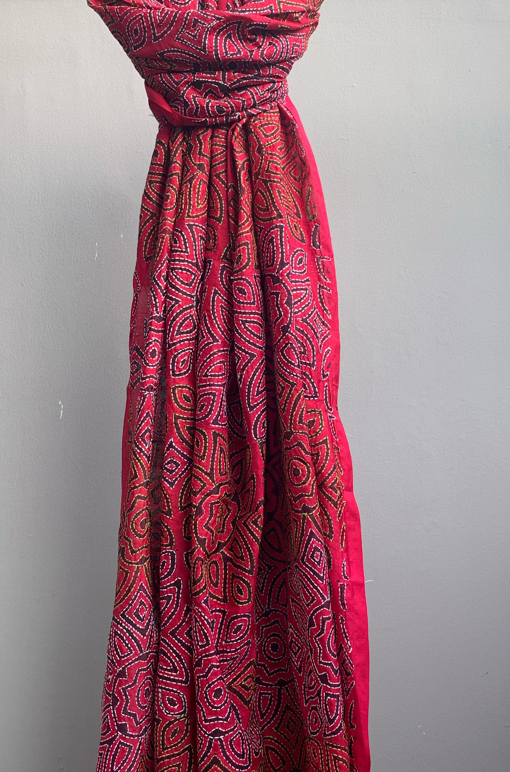 Handcrafted Kantha Cotton Silk Dupatta