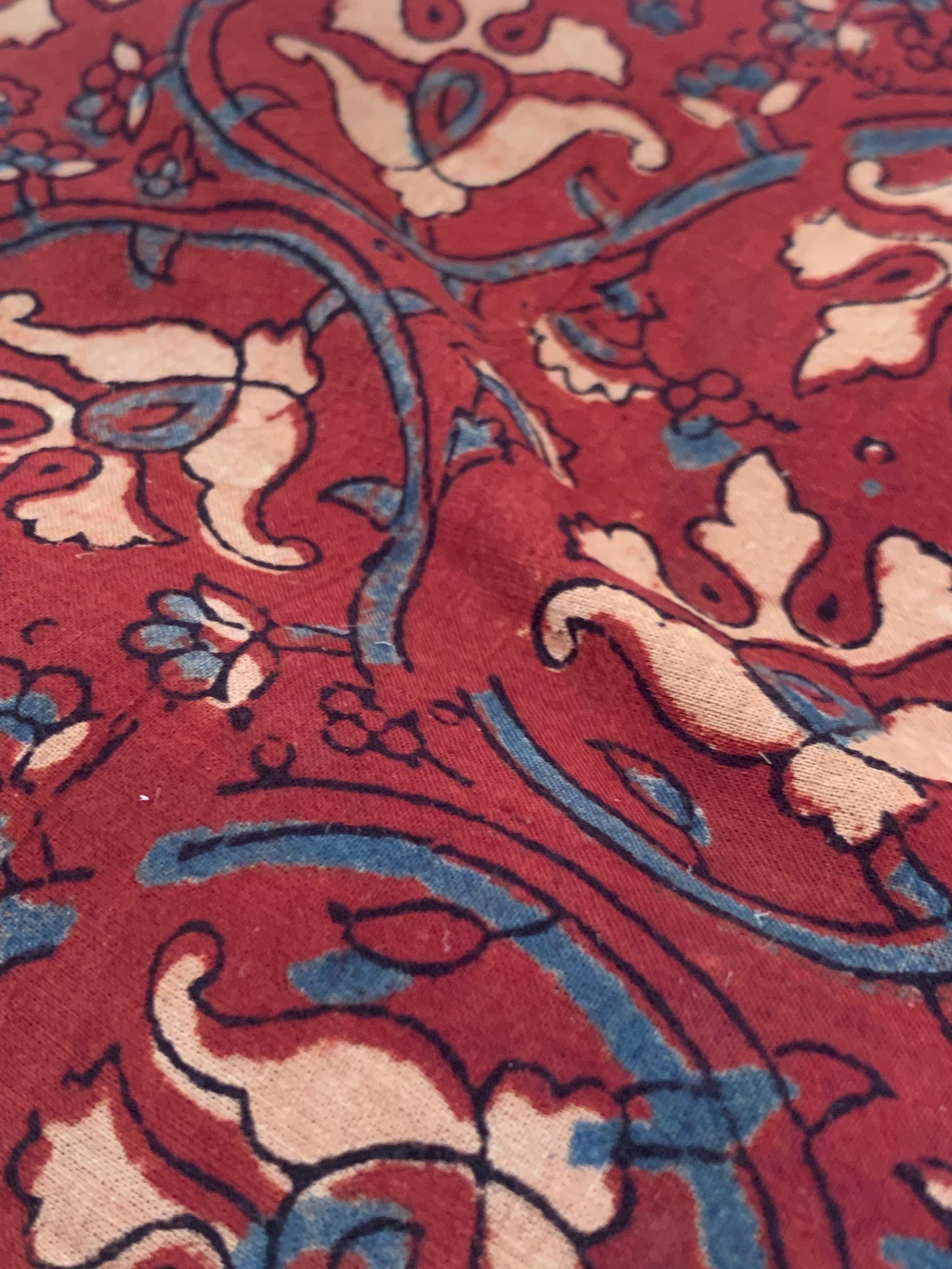 Handblock Ajrakh Cotton Kurta