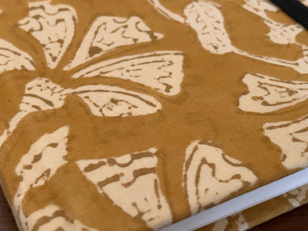 Block Print Fabric Cover Diary