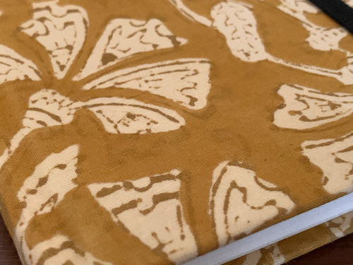 Block Print Fabric Cover Diary