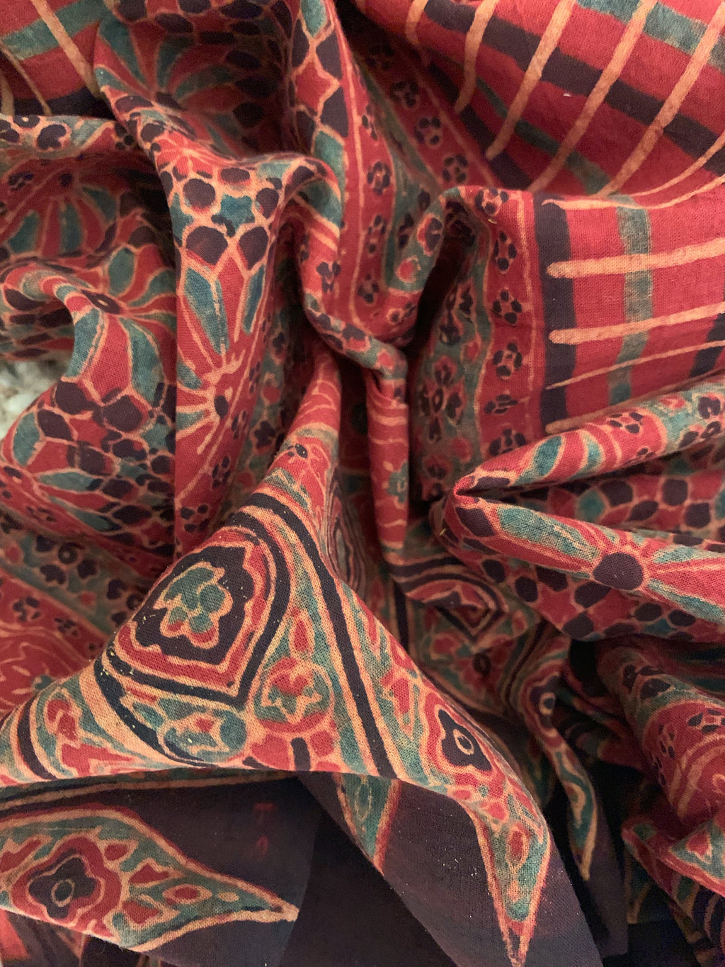Handblock Ajrakh Suit