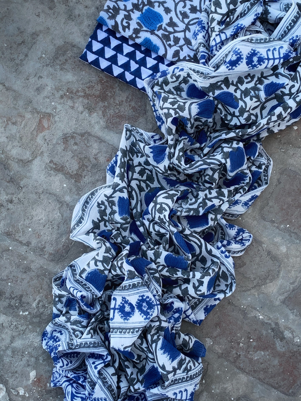 Handblock Cotton Suit