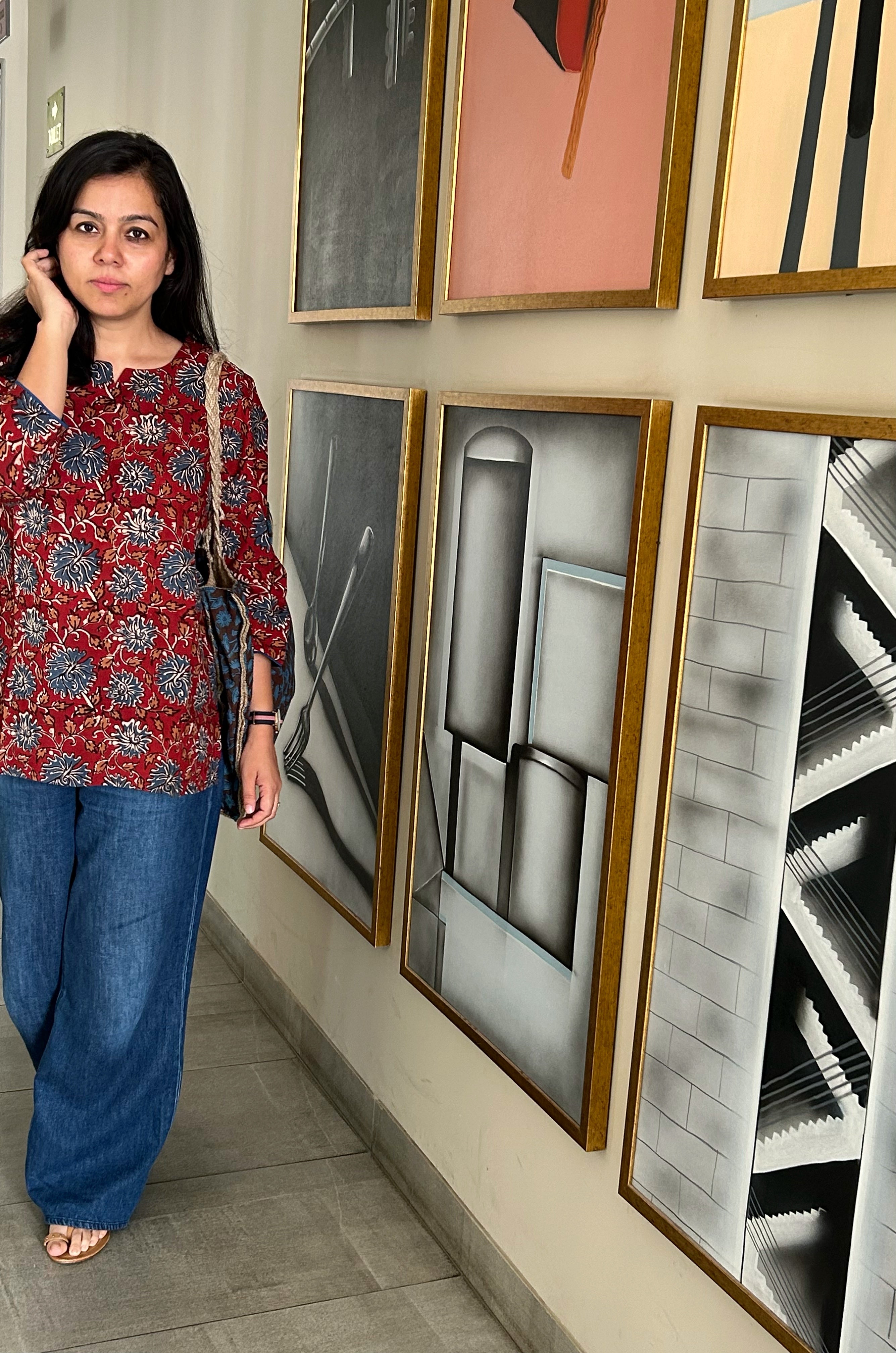 Handblock Cotton Kurta