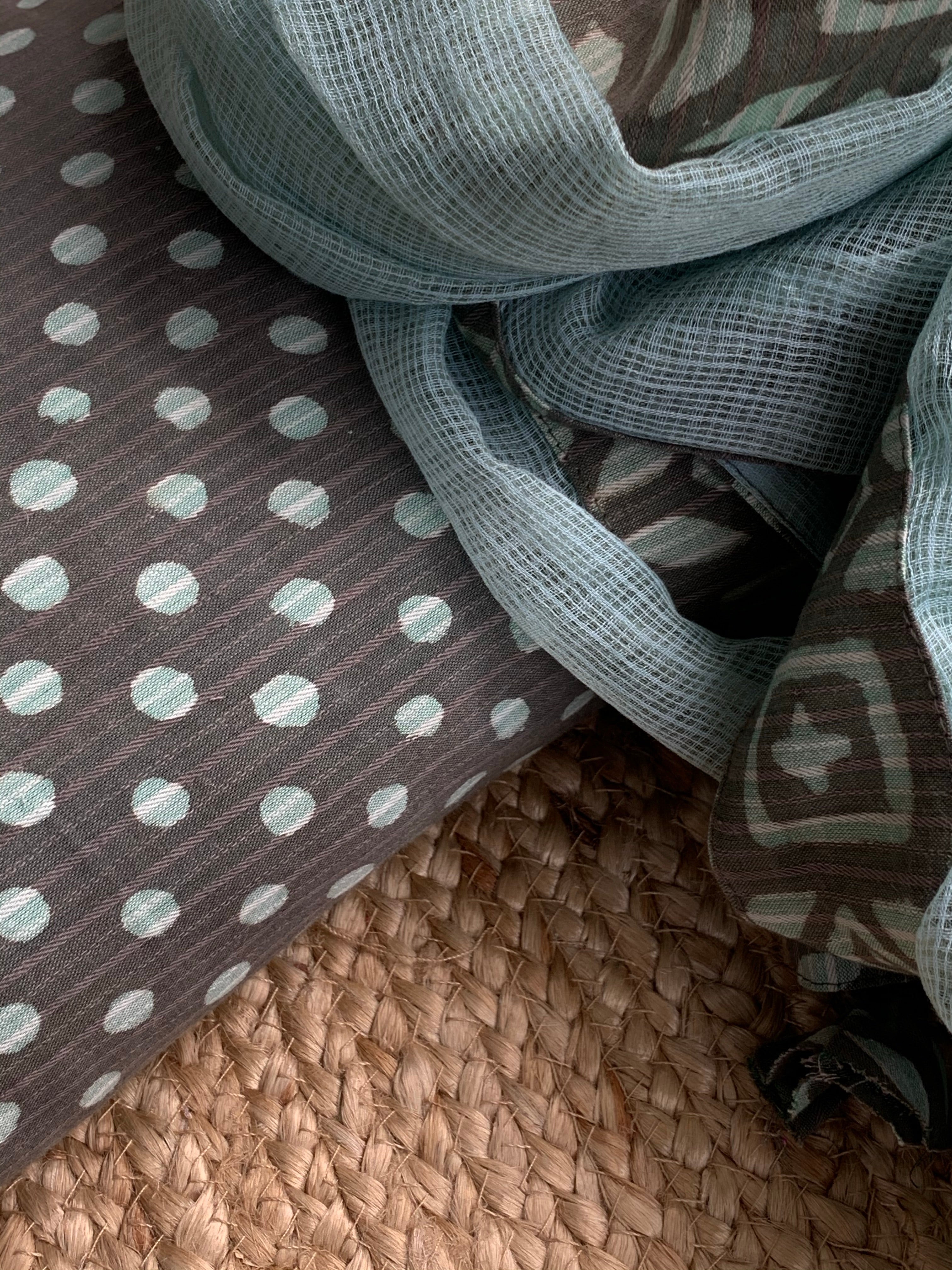 Handblock Cotton Kota Suit