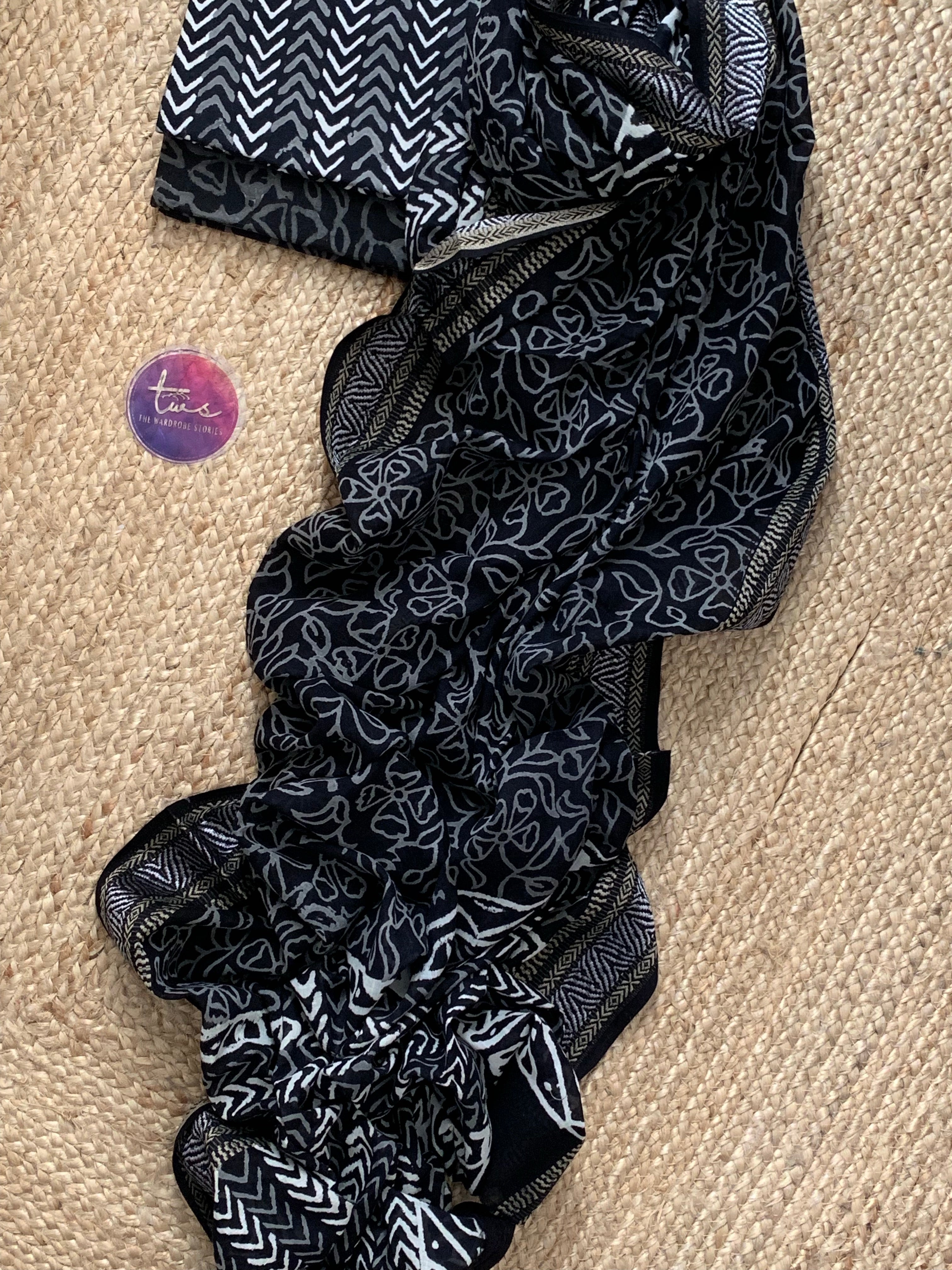 Handblock Cotton Suit