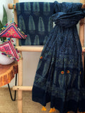 Handcrafted Ajrakh Kurta Dupatta set