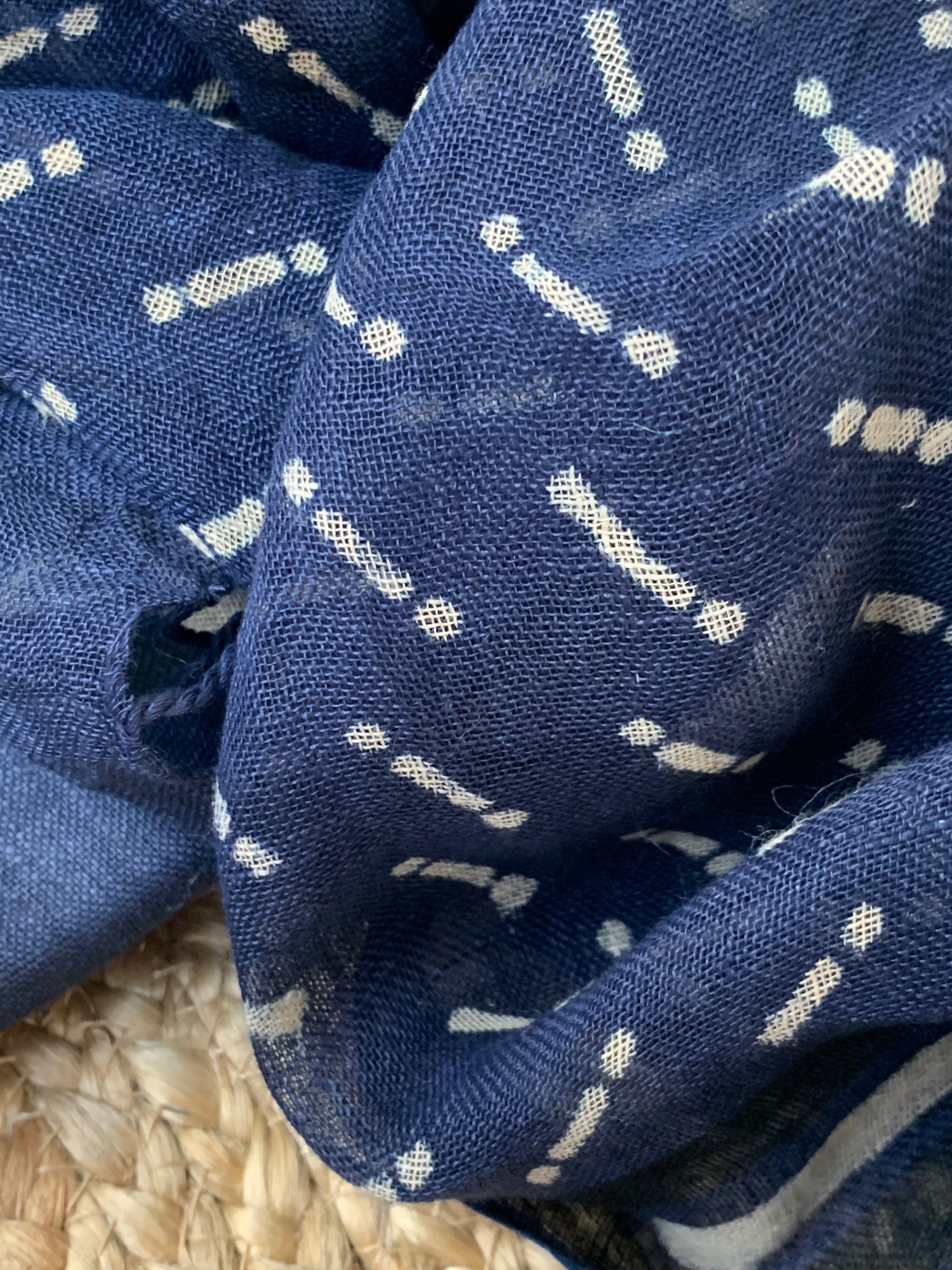 Handcrafted Linen Kurta Dupatta Set