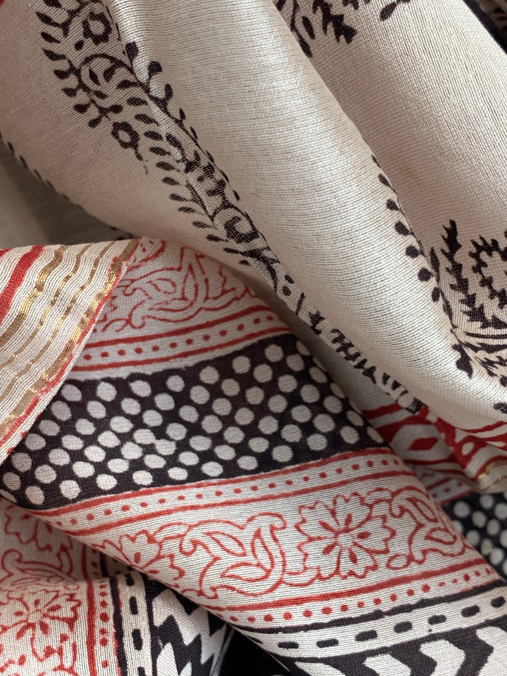 Handblock Chanderi Bagh Suit