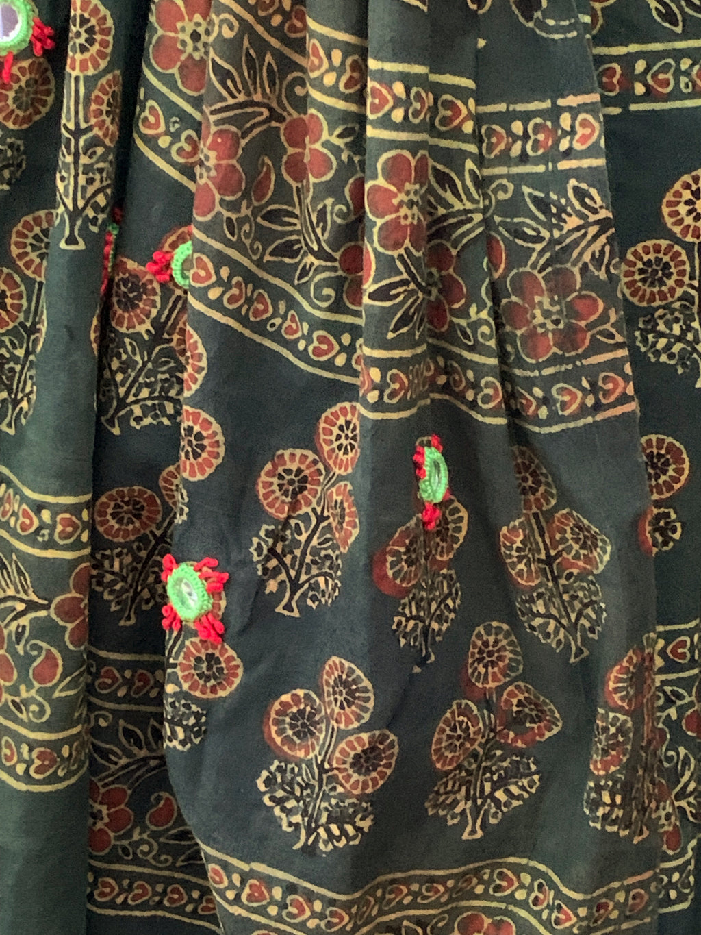 Handcrafted Ajrakh Kurta Dupatta set