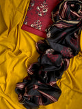 Handblock Batik Cotton Chanderi Suit