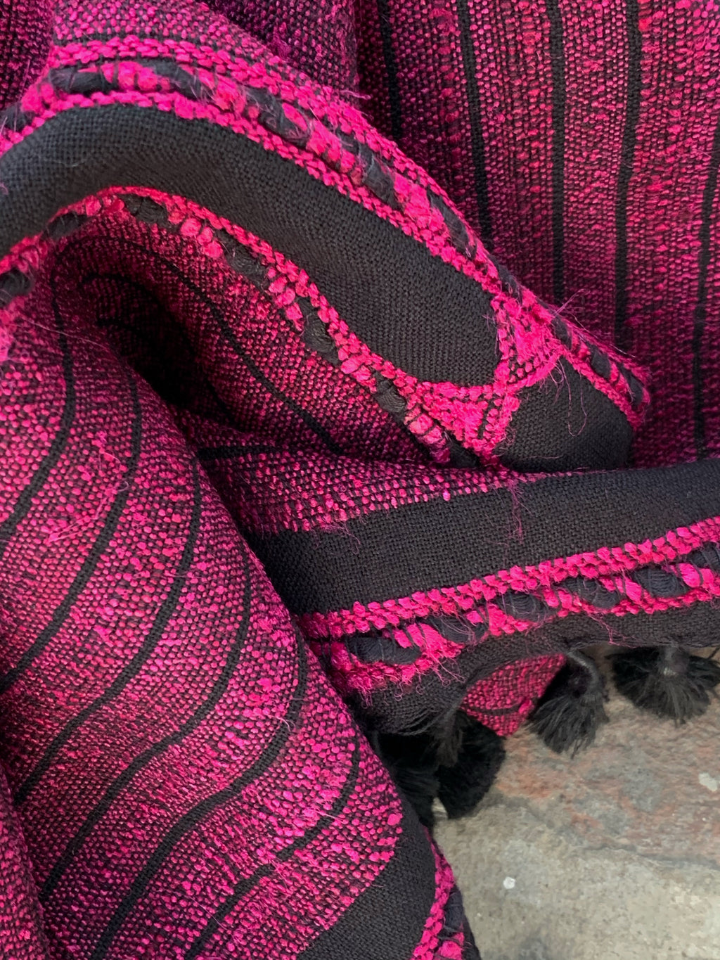 Handwoven Tussar Silk Cotton Bhujodi Kurta Dupatta Set