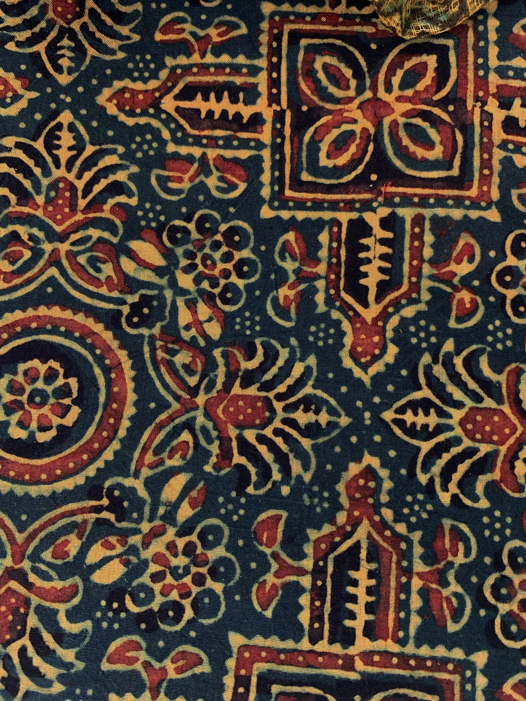 Handblock Ajrakh Cotton Kota Suit