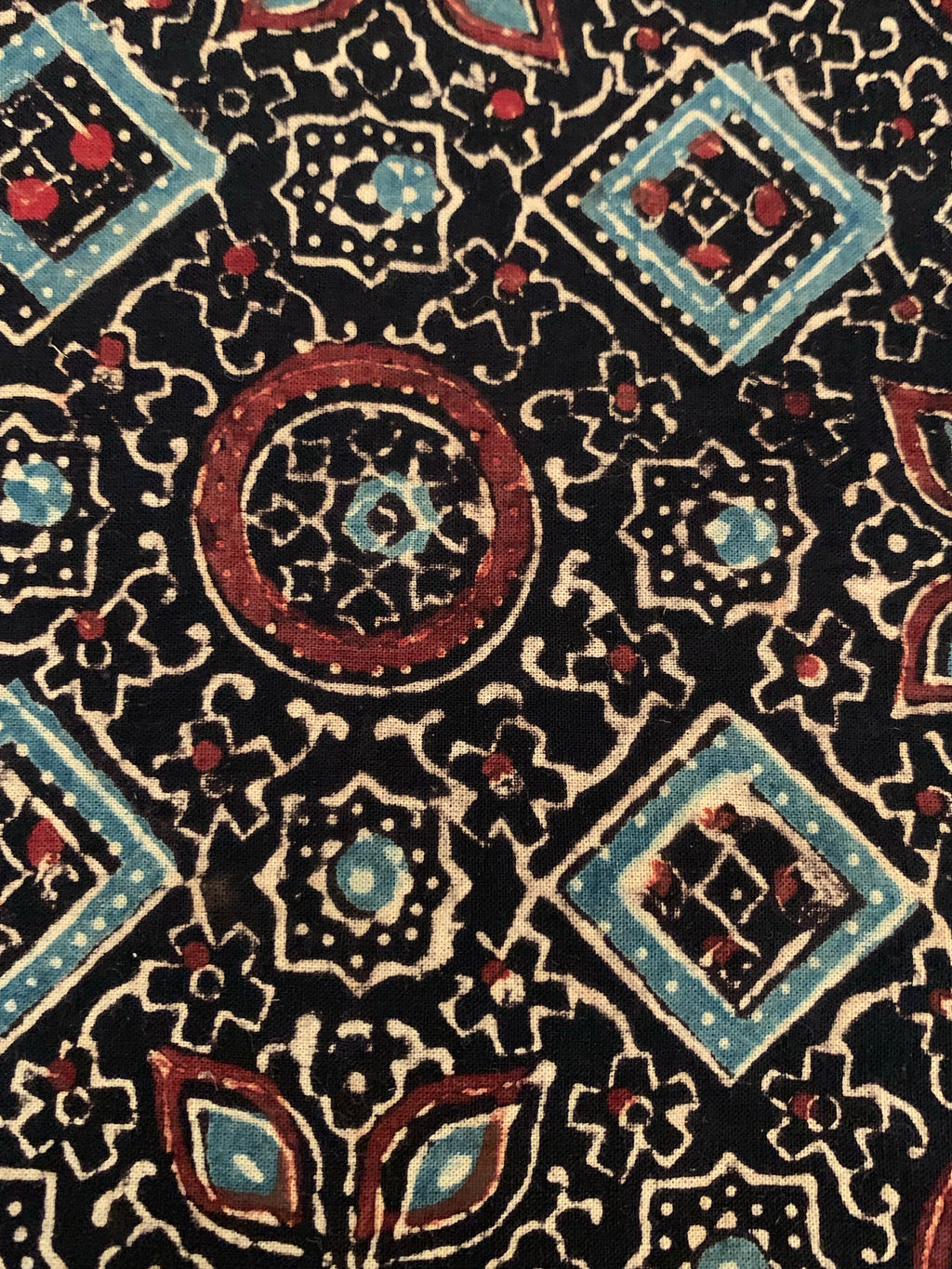 Handblock Ajrakh Suit