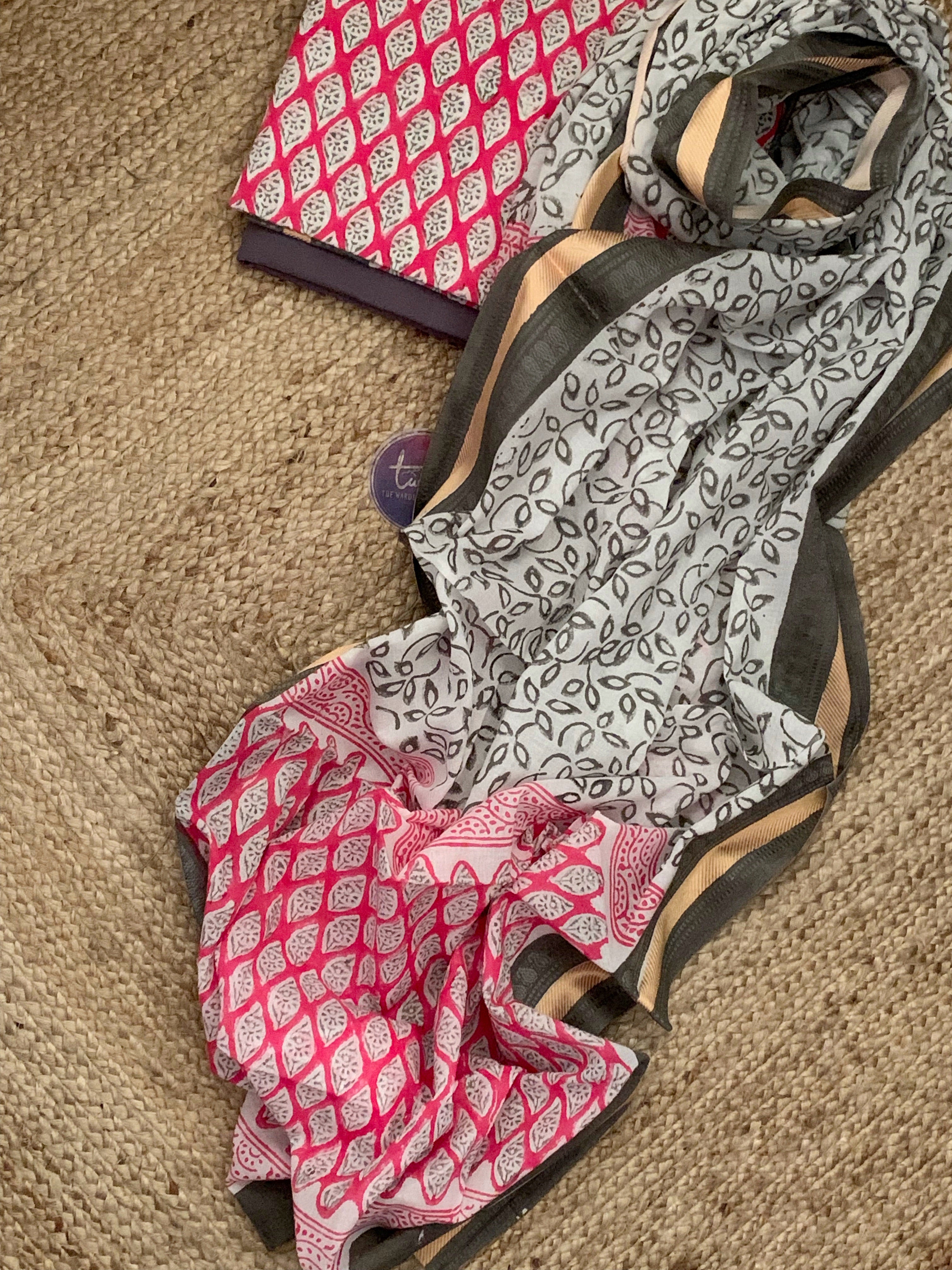 Handblock Cotton Suit