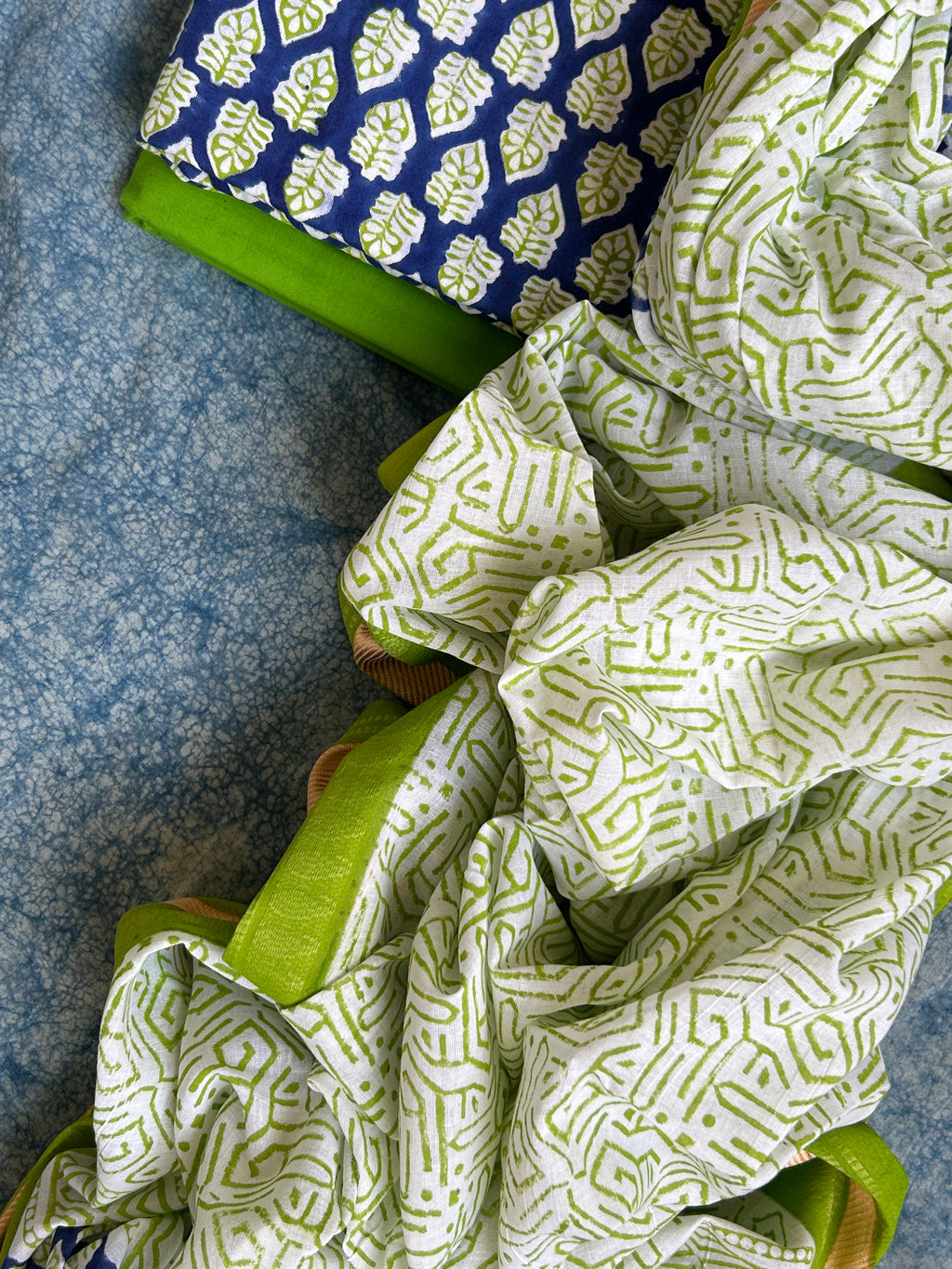 Handblock Cotton Suit