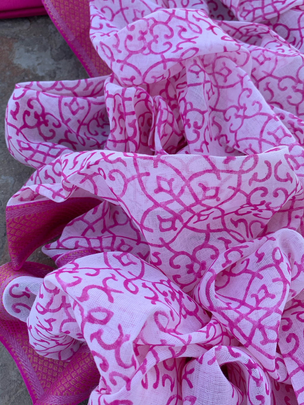 Handblock Cotton Suit