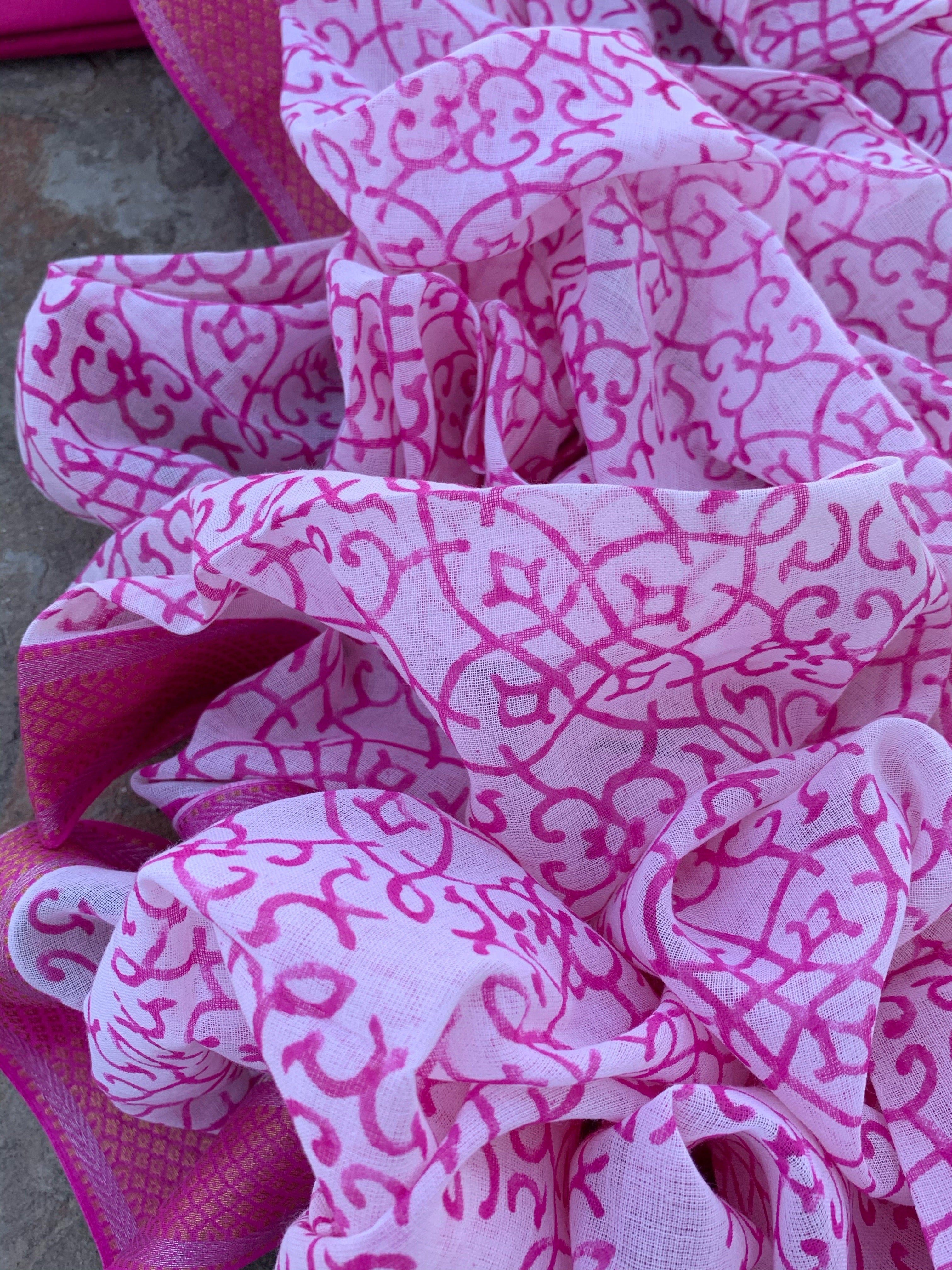 Handblock Cotton Suit