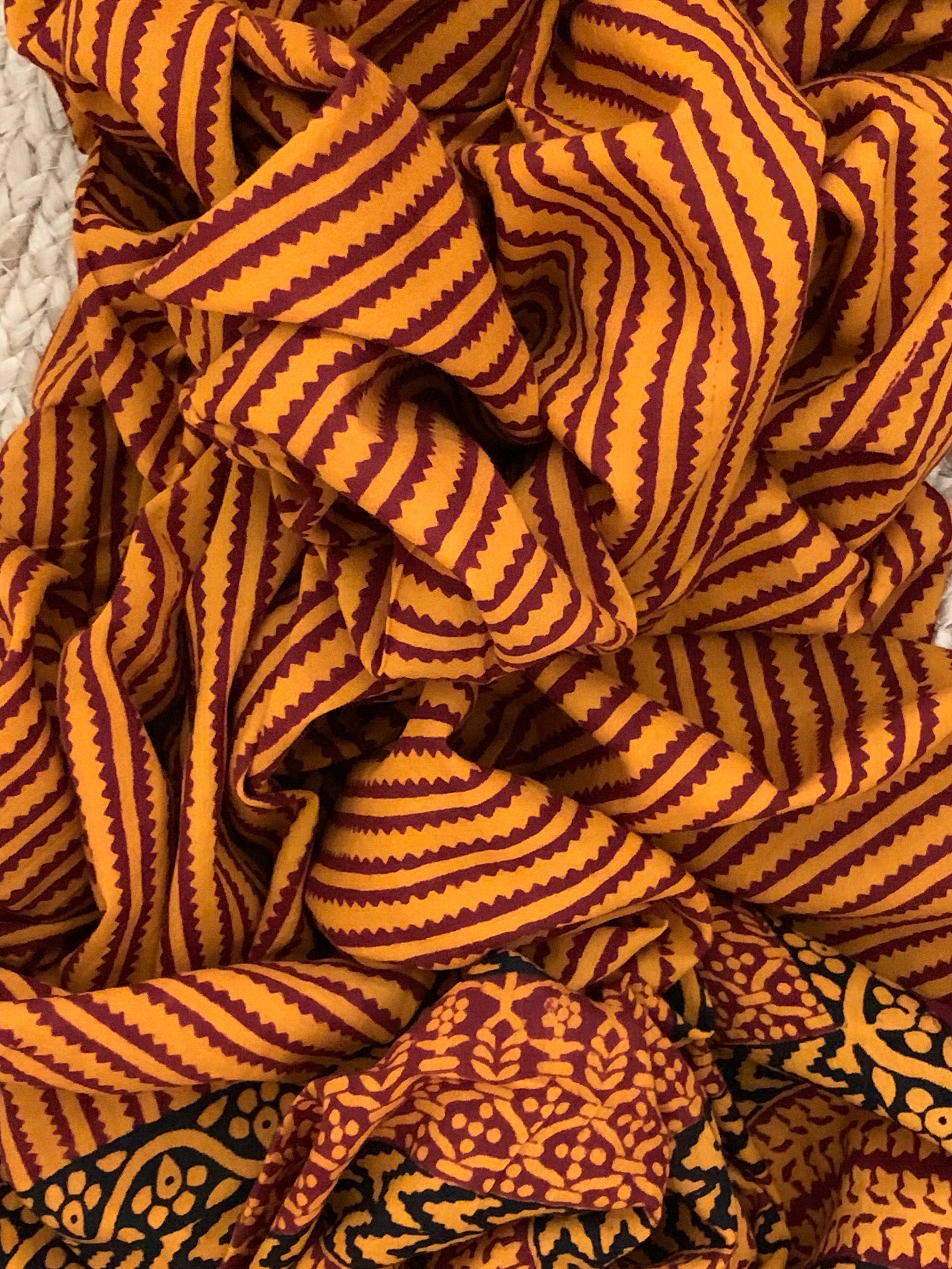 Natural Dyed Bagh Handblock Cotton Suit